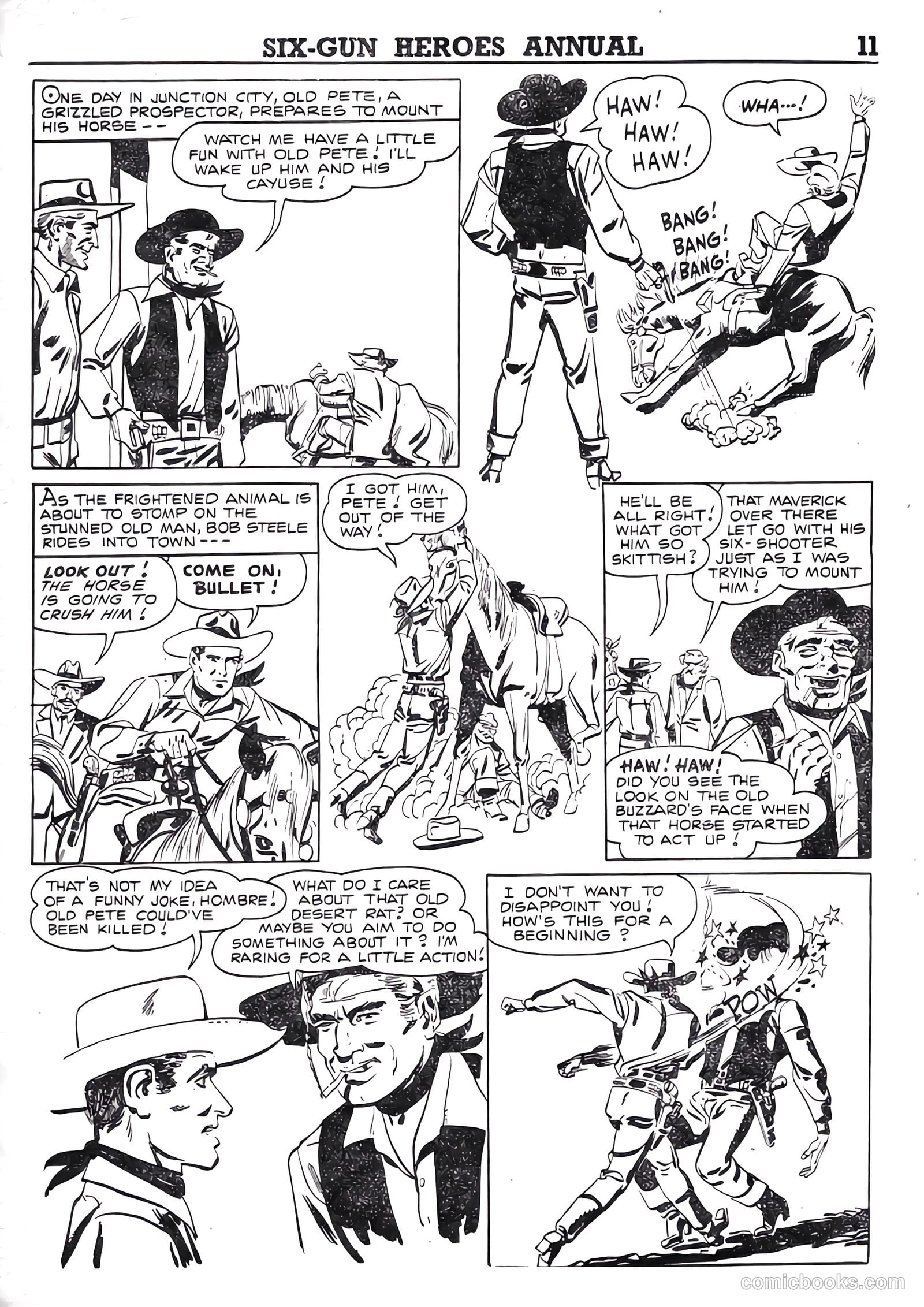 Six-Gun Heroes Western Comic Annual #4 (1959) — page 12 of 97