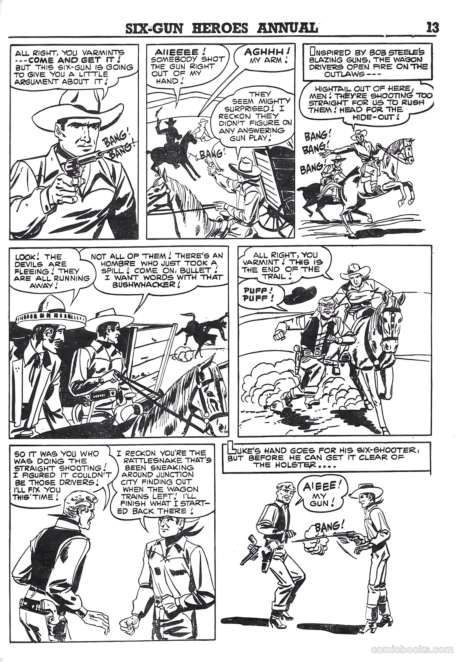 Six-Gun Heroes Western Comic Annual #4 (1959) — page 14 of 97