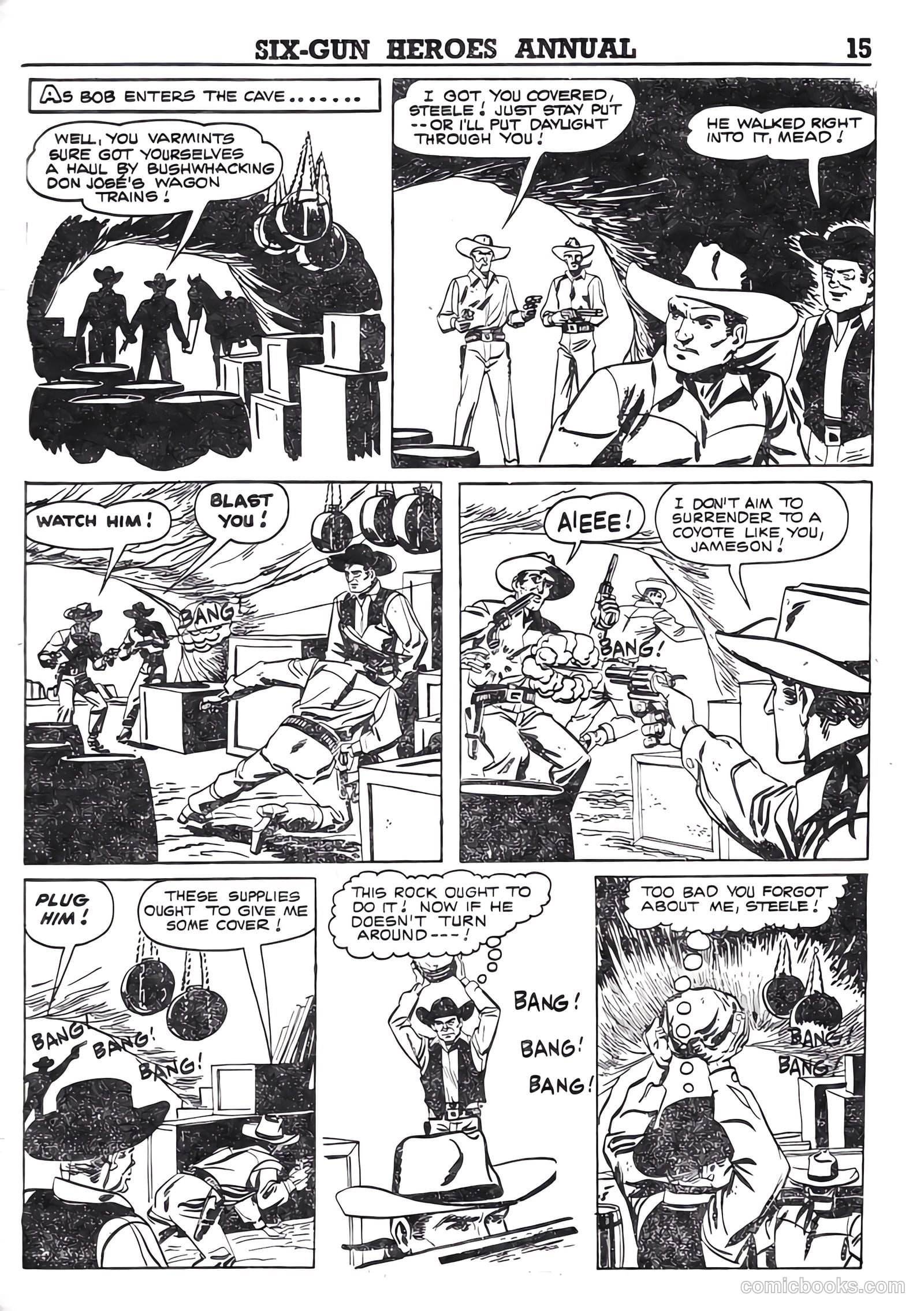 Six-Gun Heroes Western Comic Annual #4 (1959) — page 16 of 97