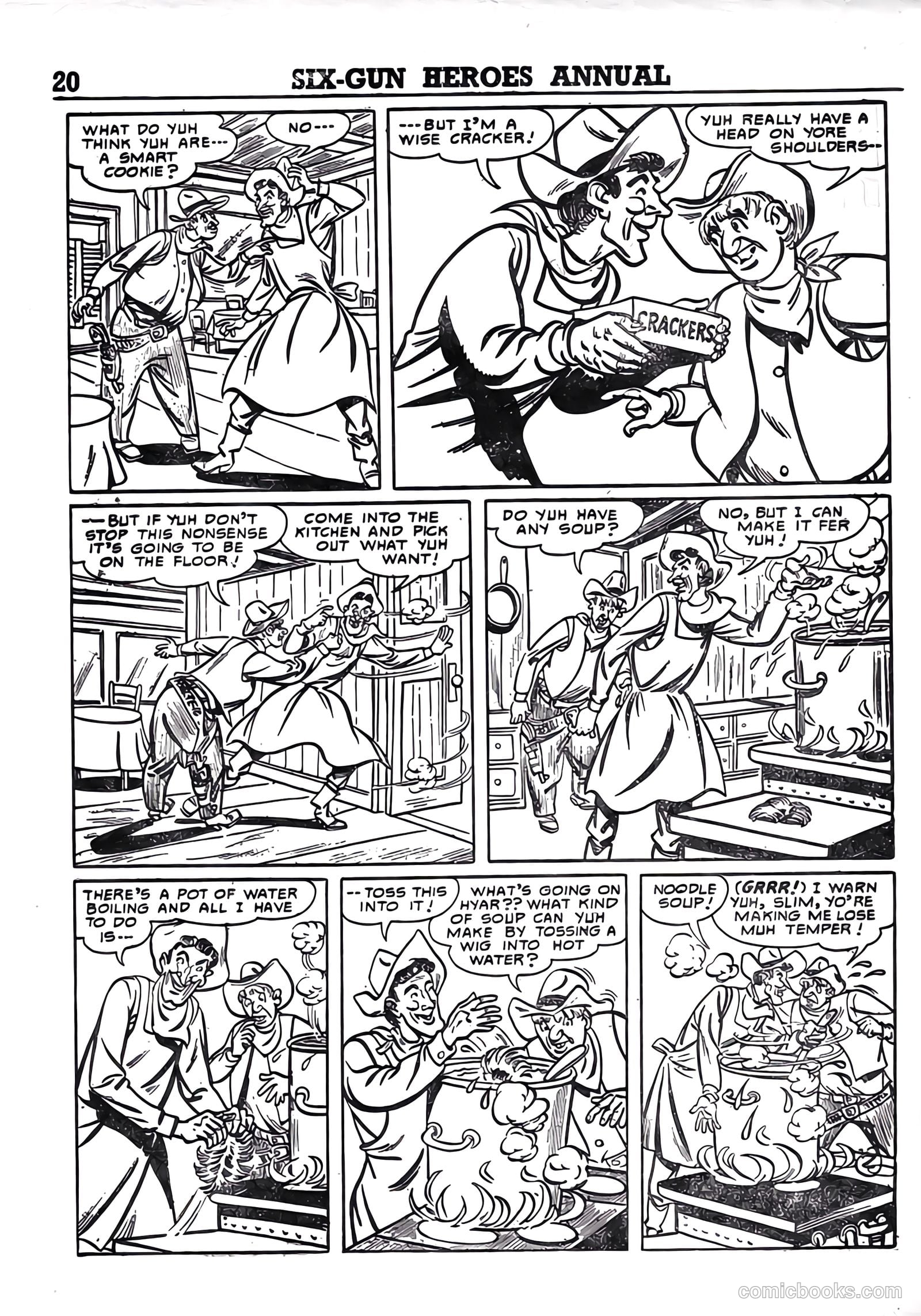 Six-Gun Heroes Western Comic Annual #4 (1959) — page 21 of 97