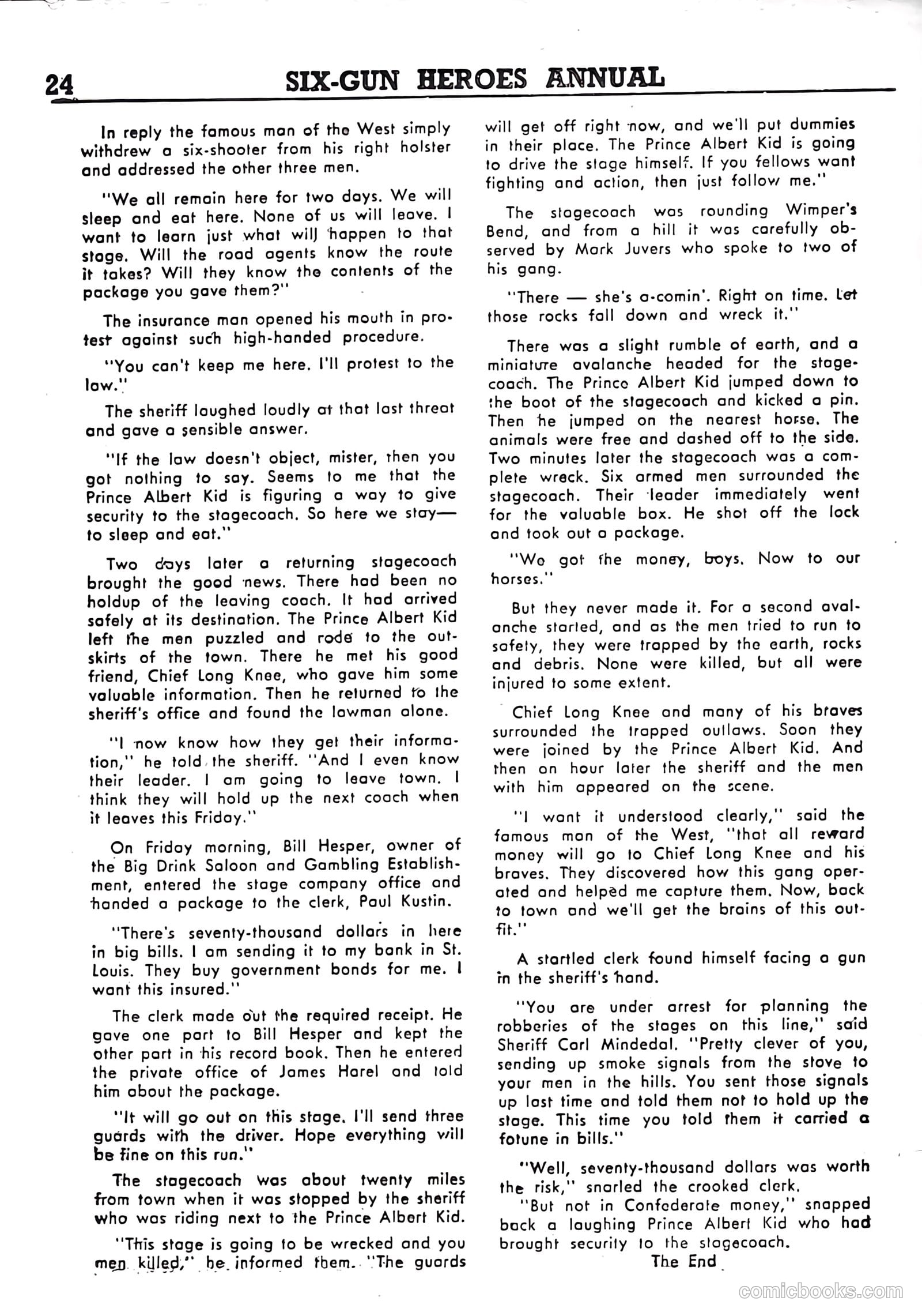 Six-Gun Heroes Western Comic Annual #4 (1959) — page 25 of 97