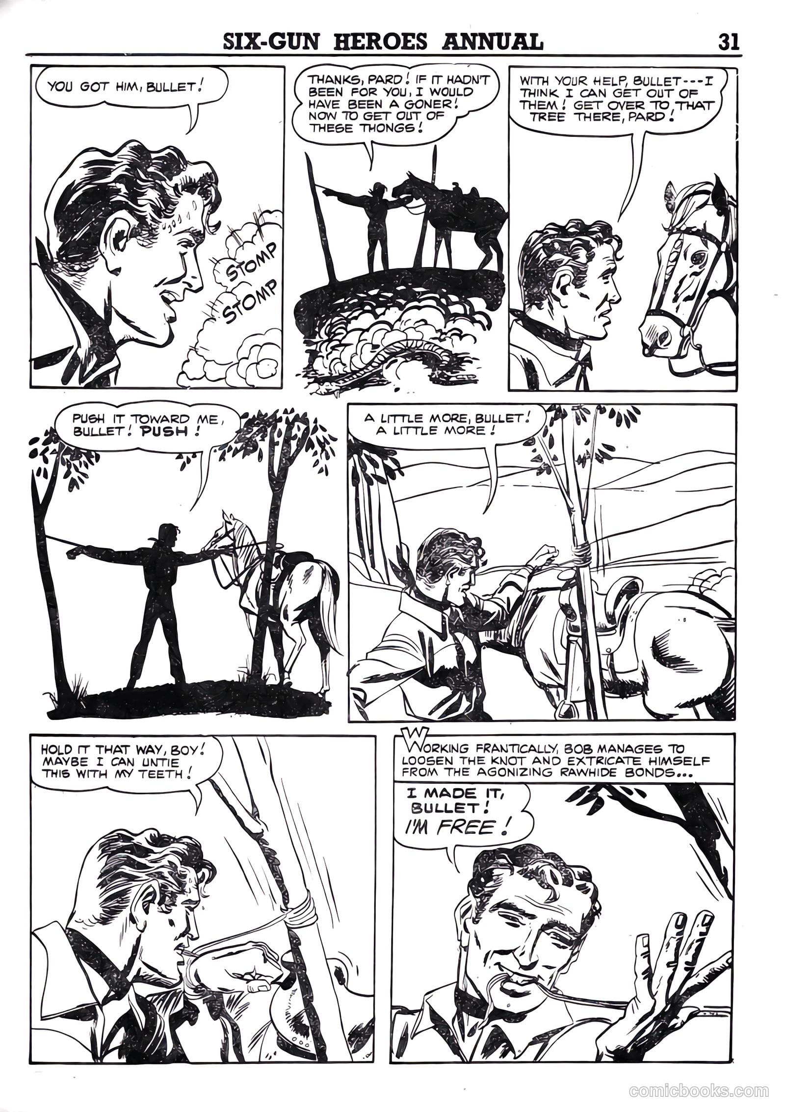 Six-Gun Heroes Western Comic Annual #4 (1959) — page 32 of 97