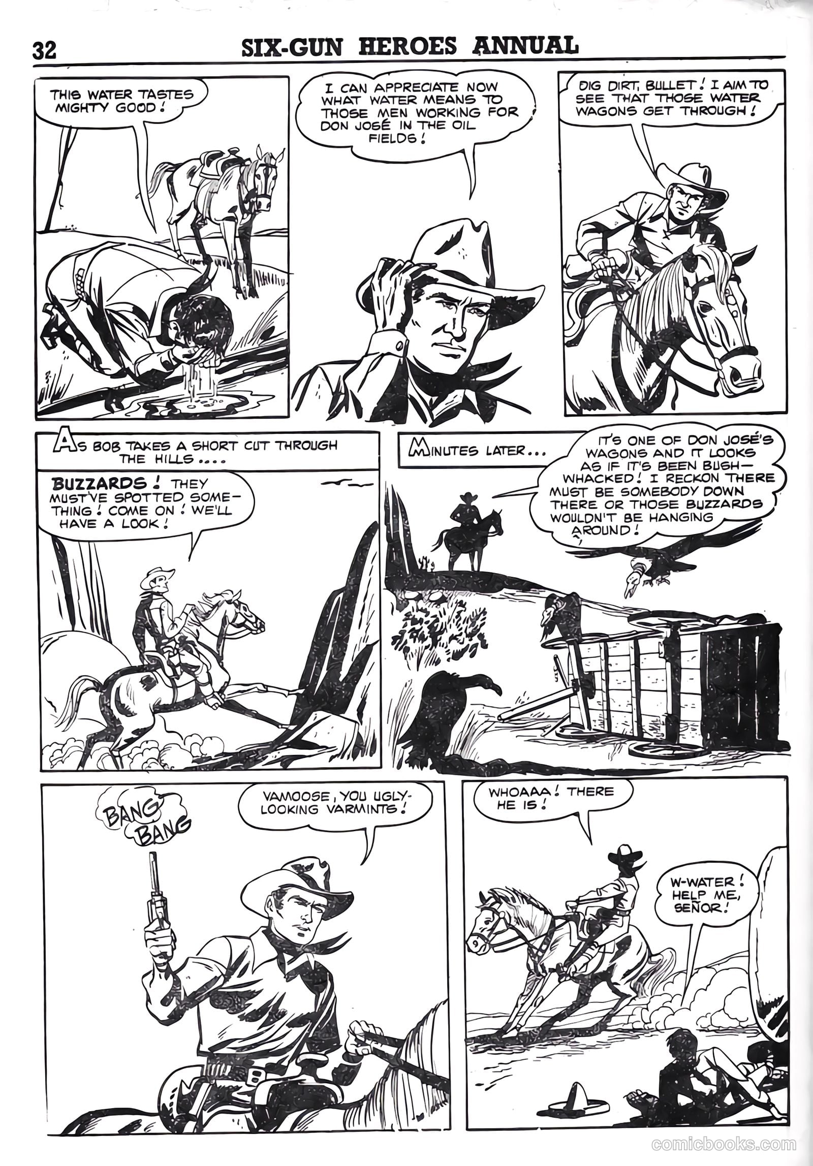 Six-Gun Heroes Western Comic Annual #4 (1959) — page 33 of 97