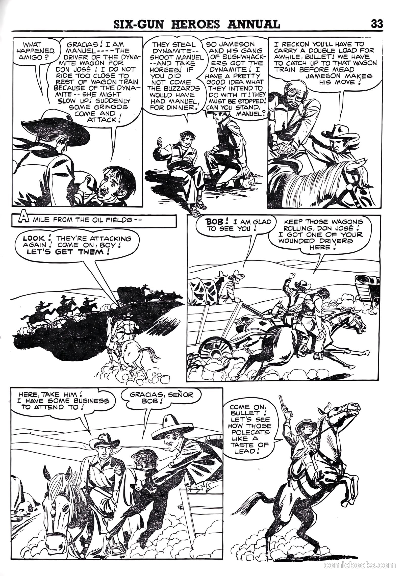 Six-Gun Heroes Western Comic Annual #4 (1959) — page 34 of 97
