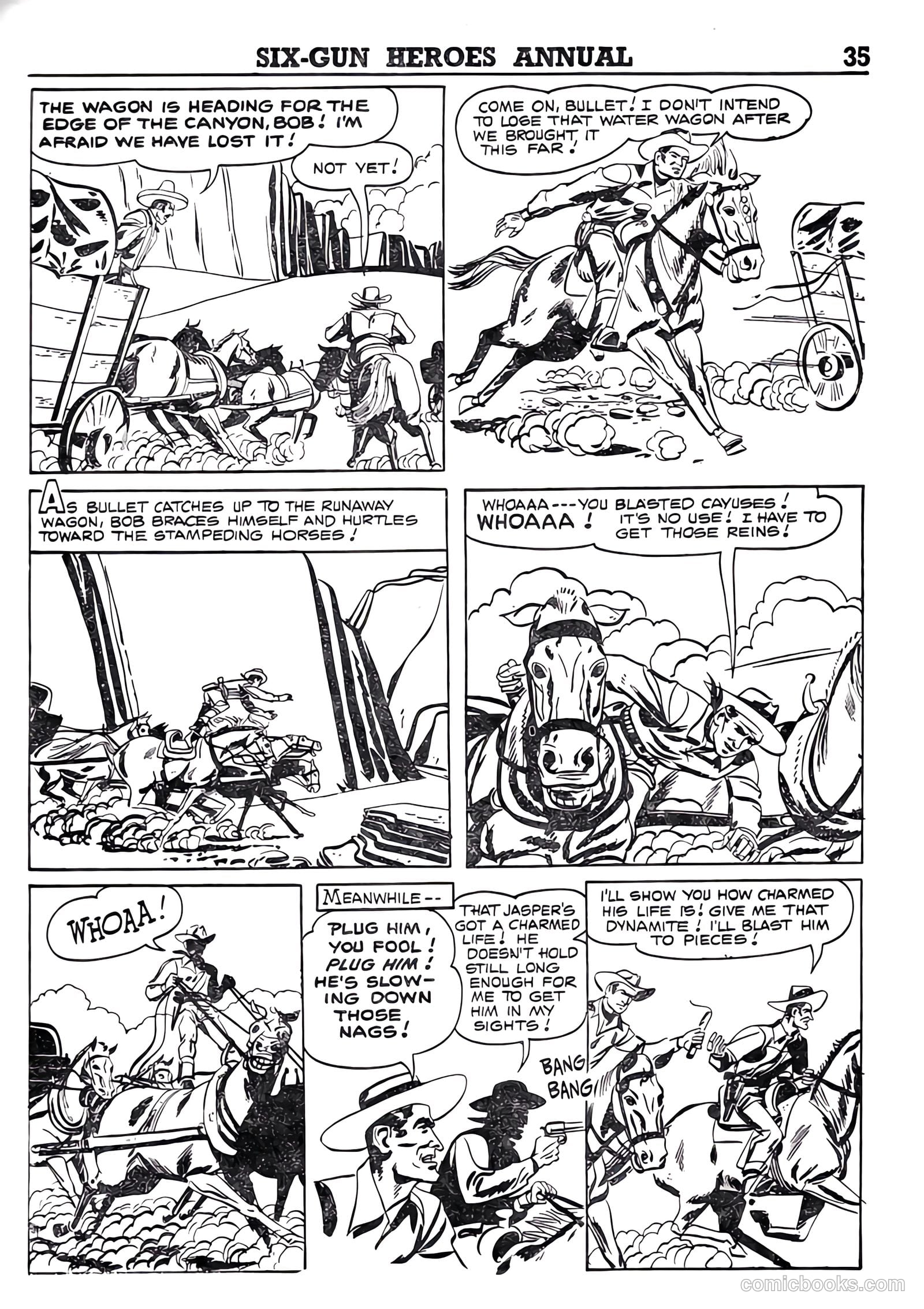 Six-Gun Heroes Western Comic Annual #4 (1959) — page 36 of 97