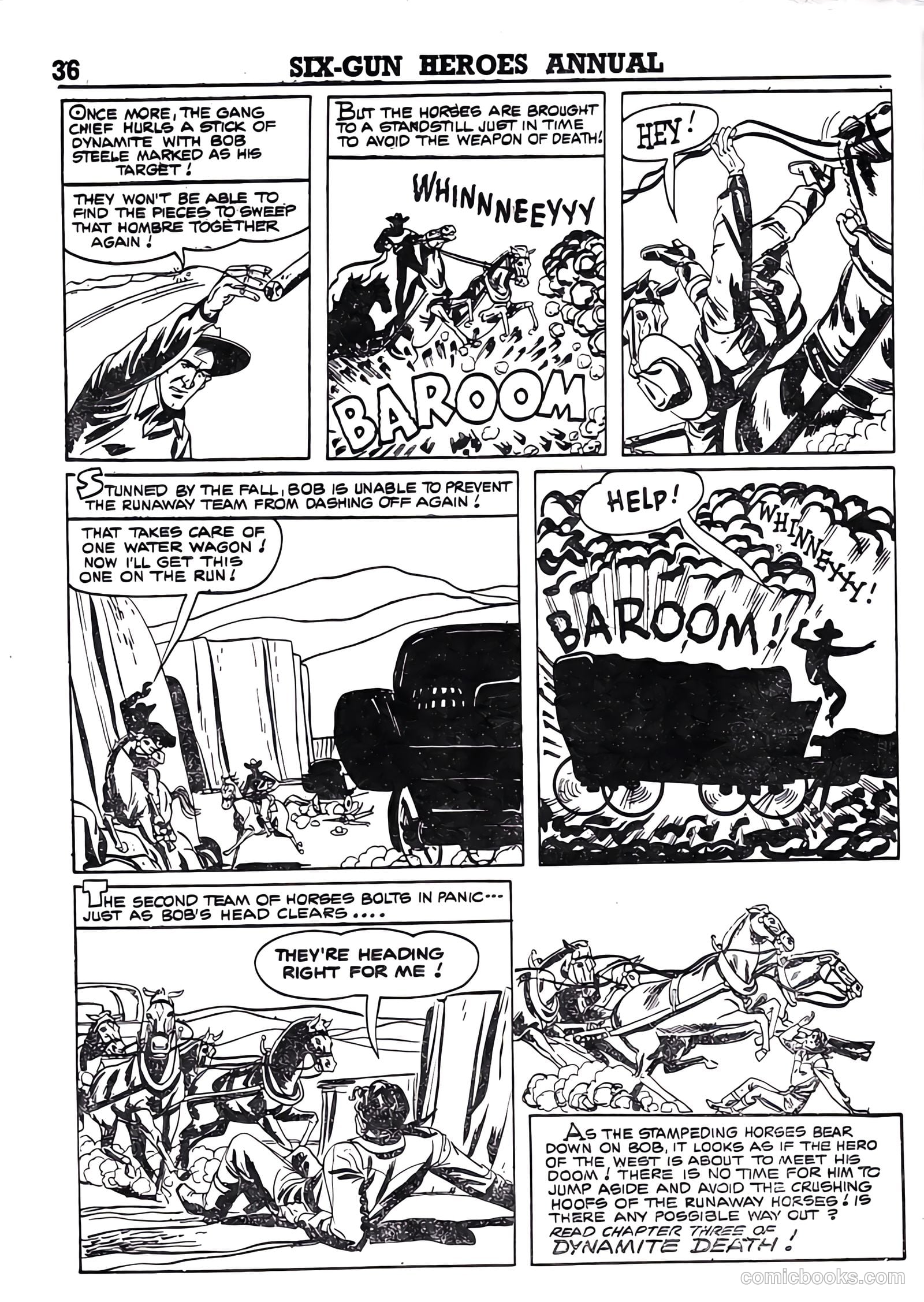 Six-Gun Heroes Western Comic Annual #4 (1959) — page 37 of 97