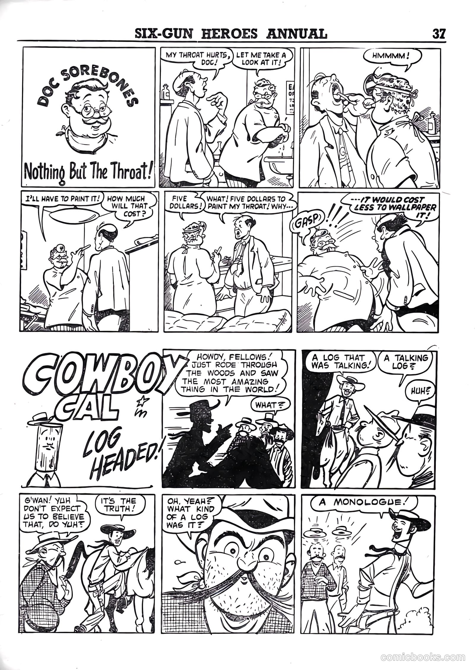 Six-Gun Heroes Western Comic Annual #4 (1959) — page 38 of 97