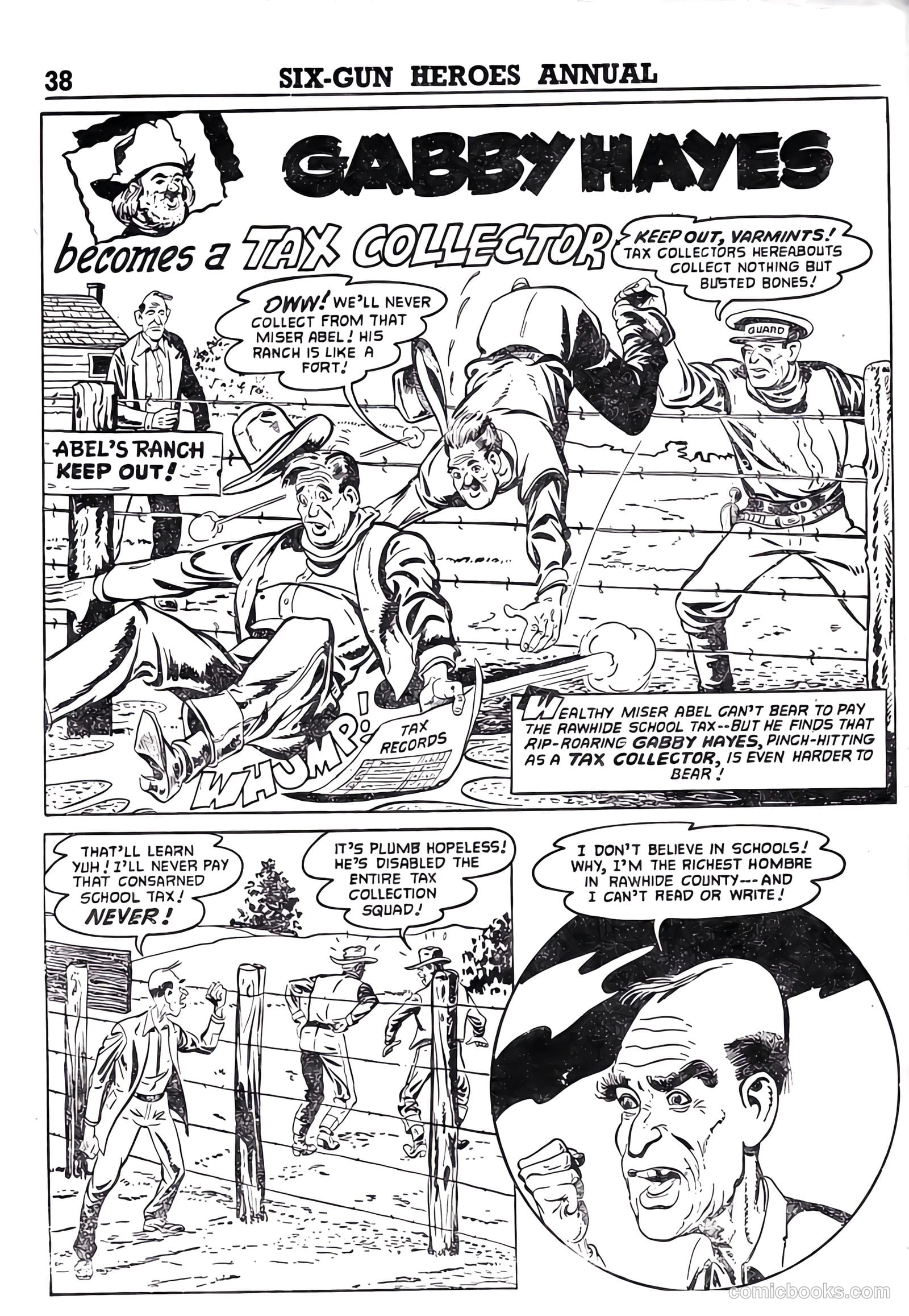 Six-Gun Heroes Western Comic Annual #4 (1959) — page 39 of 97