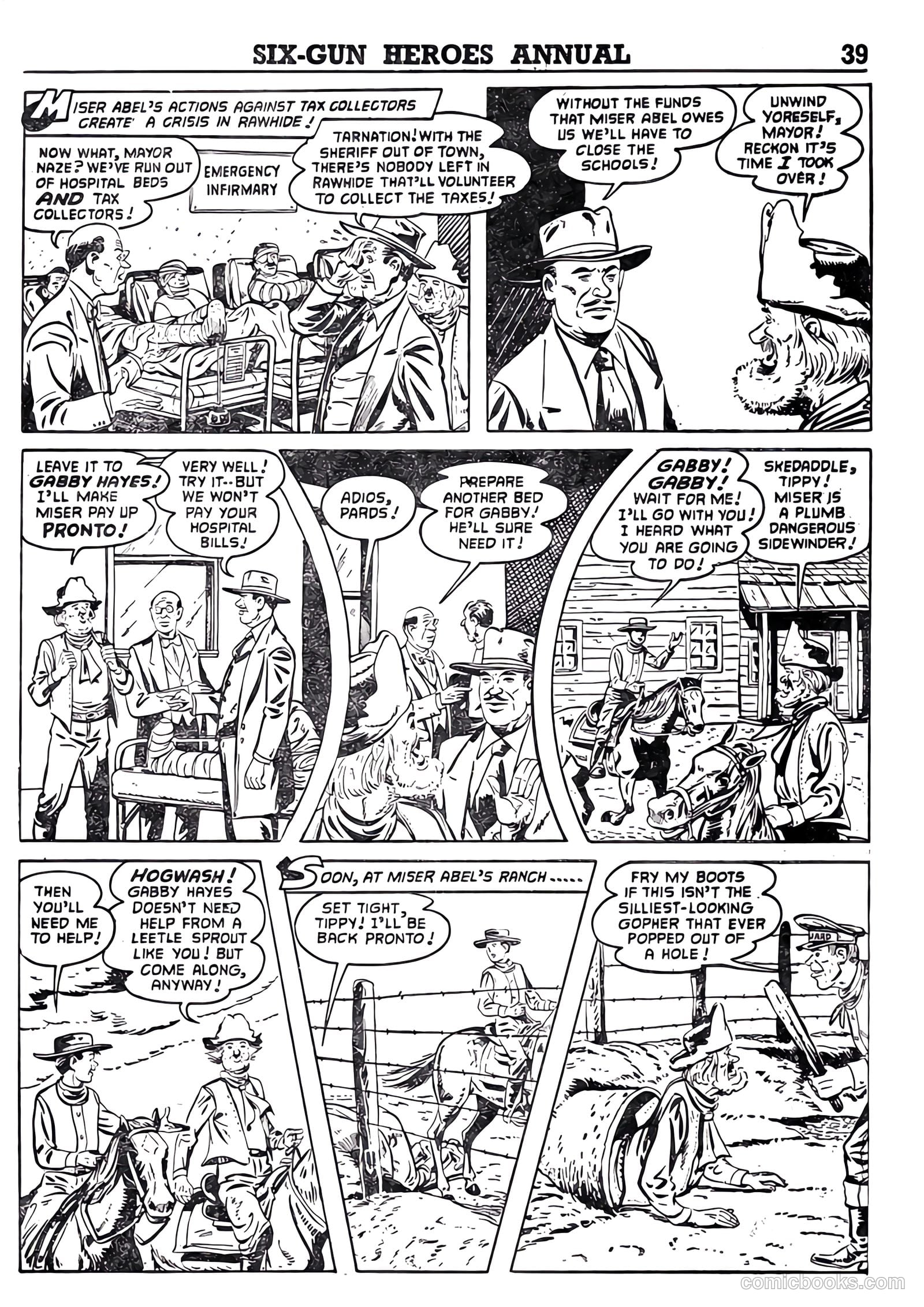 Six-Gun Heroes Western Comic Annual #4 (1959) — page 40 of 97
