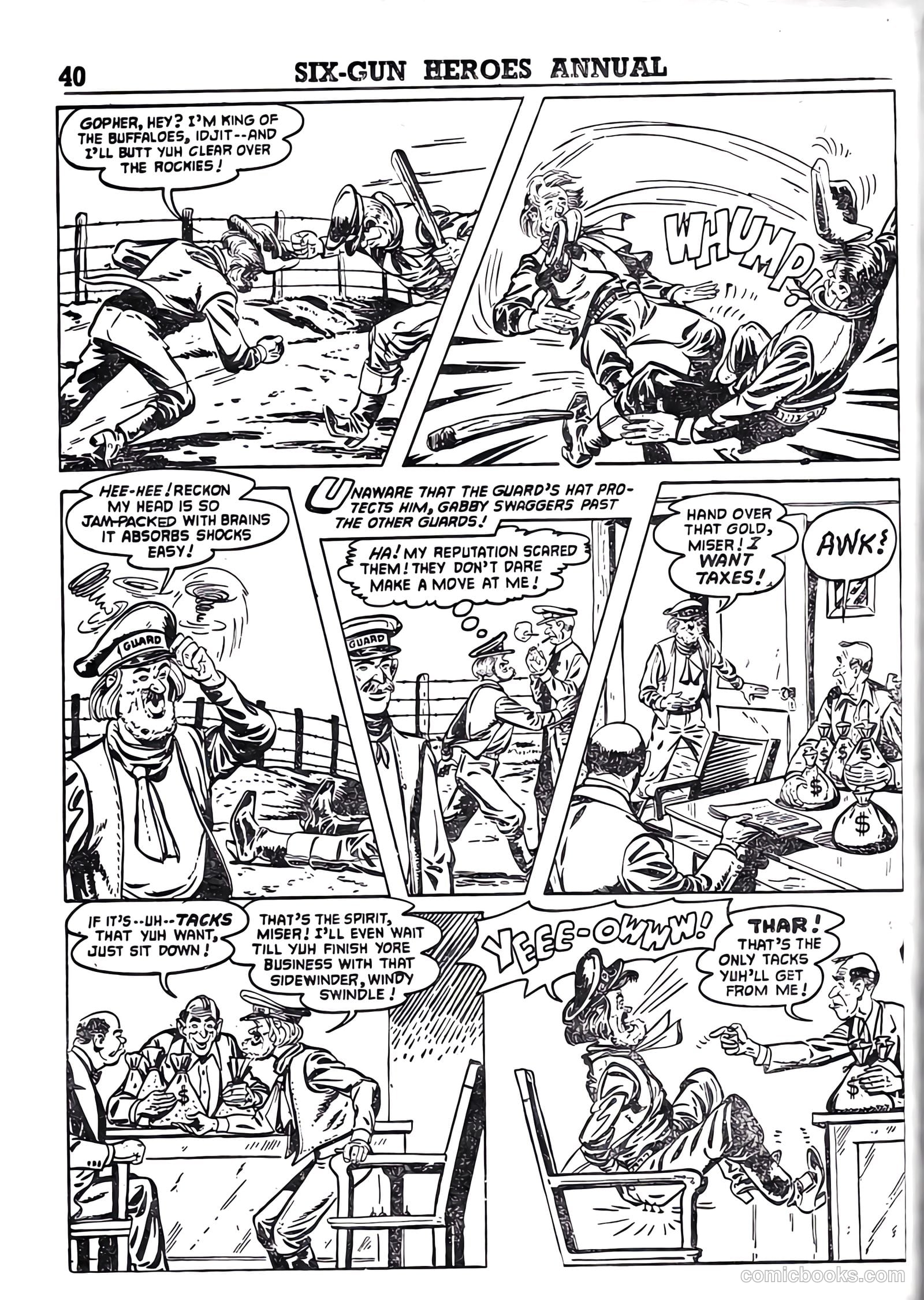 Six-Gun Heroes Western Comic Annual #4 (1959) — page 41 of 97