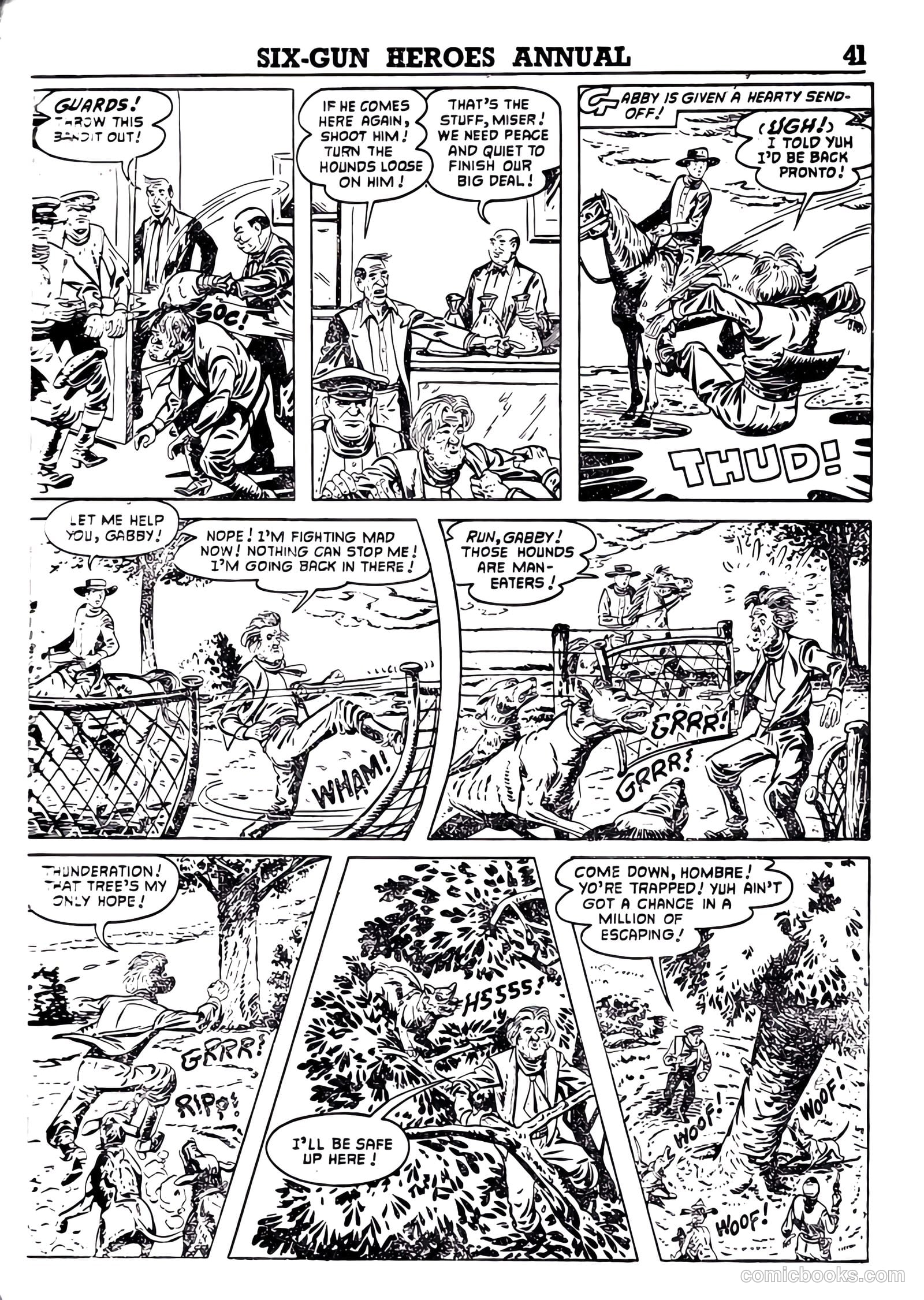 Six-Gun Heroes Western Comic Annual #4 (1959) — page 42 of 97