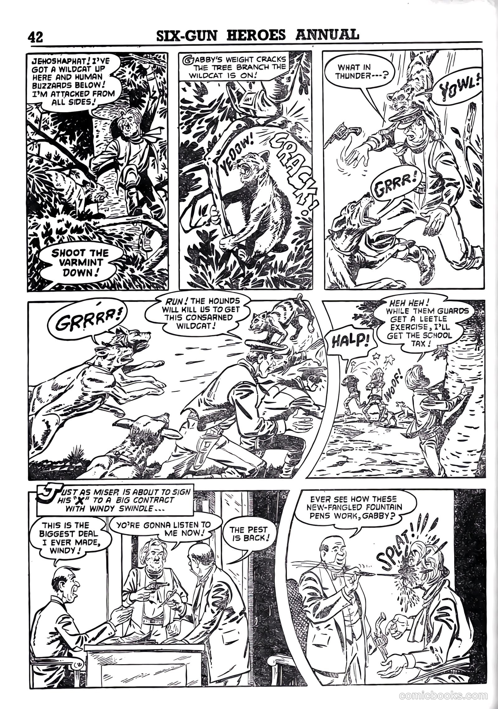 Six-Gun Heroes Western Comic Annual #4 (1959) — page 43 of 97
