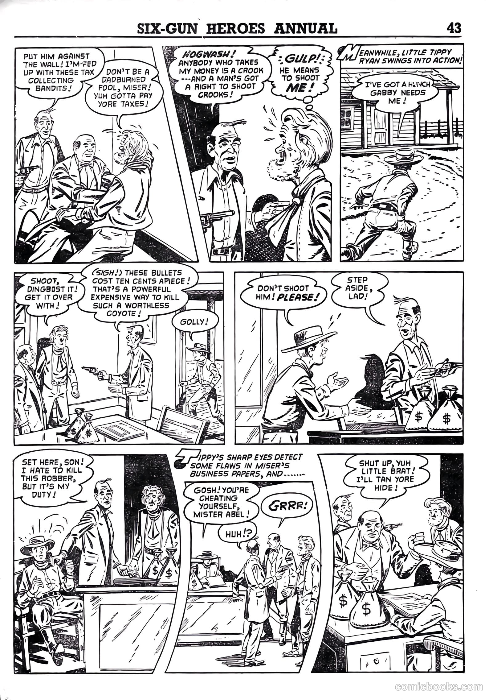 Six-Gun Heroes Western Comic Annual #4 (1959) — page 44 of 97