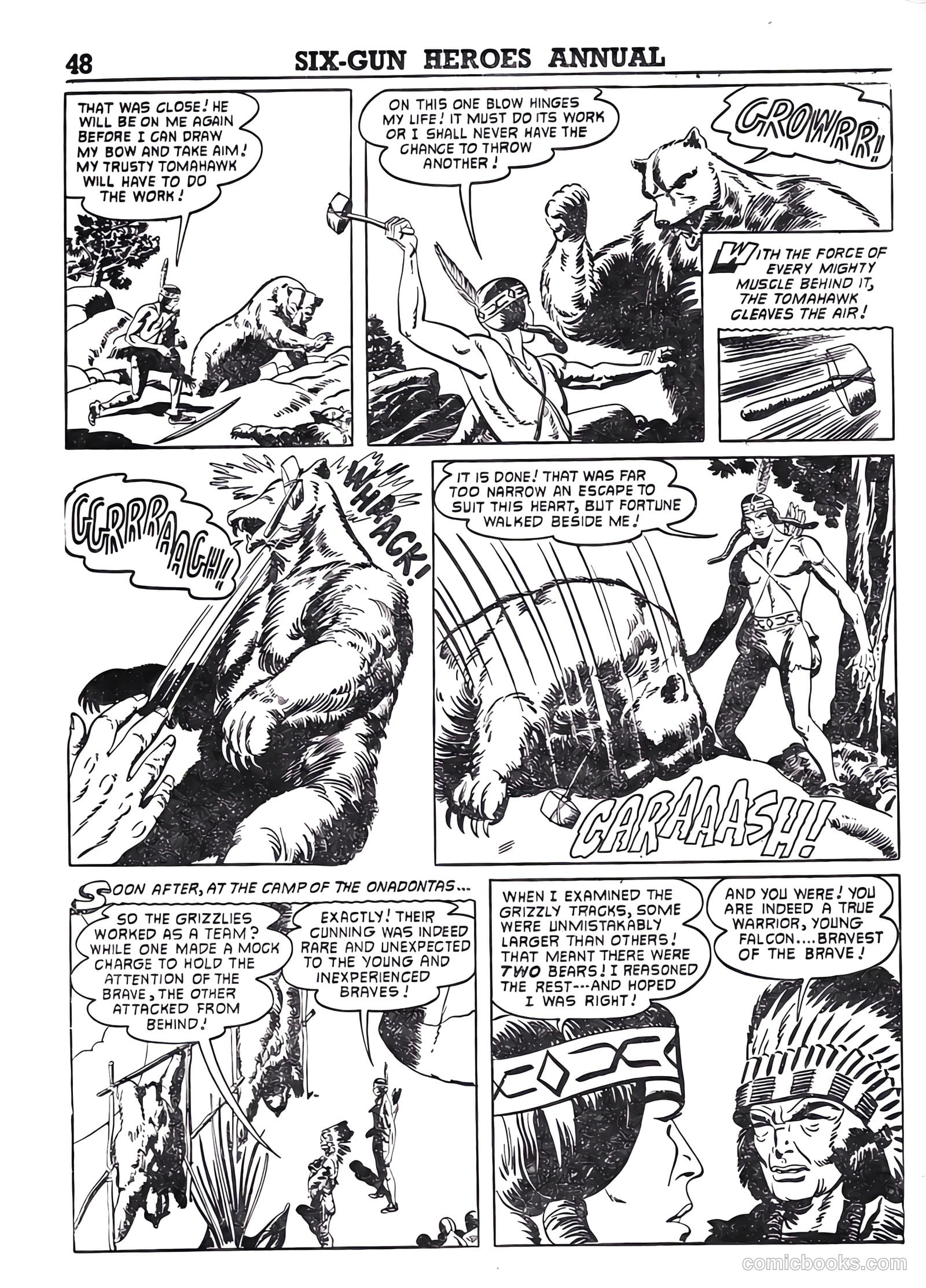 Six-Gun Heroes Western Comic Annual #4 (1959) — page 49 of 97