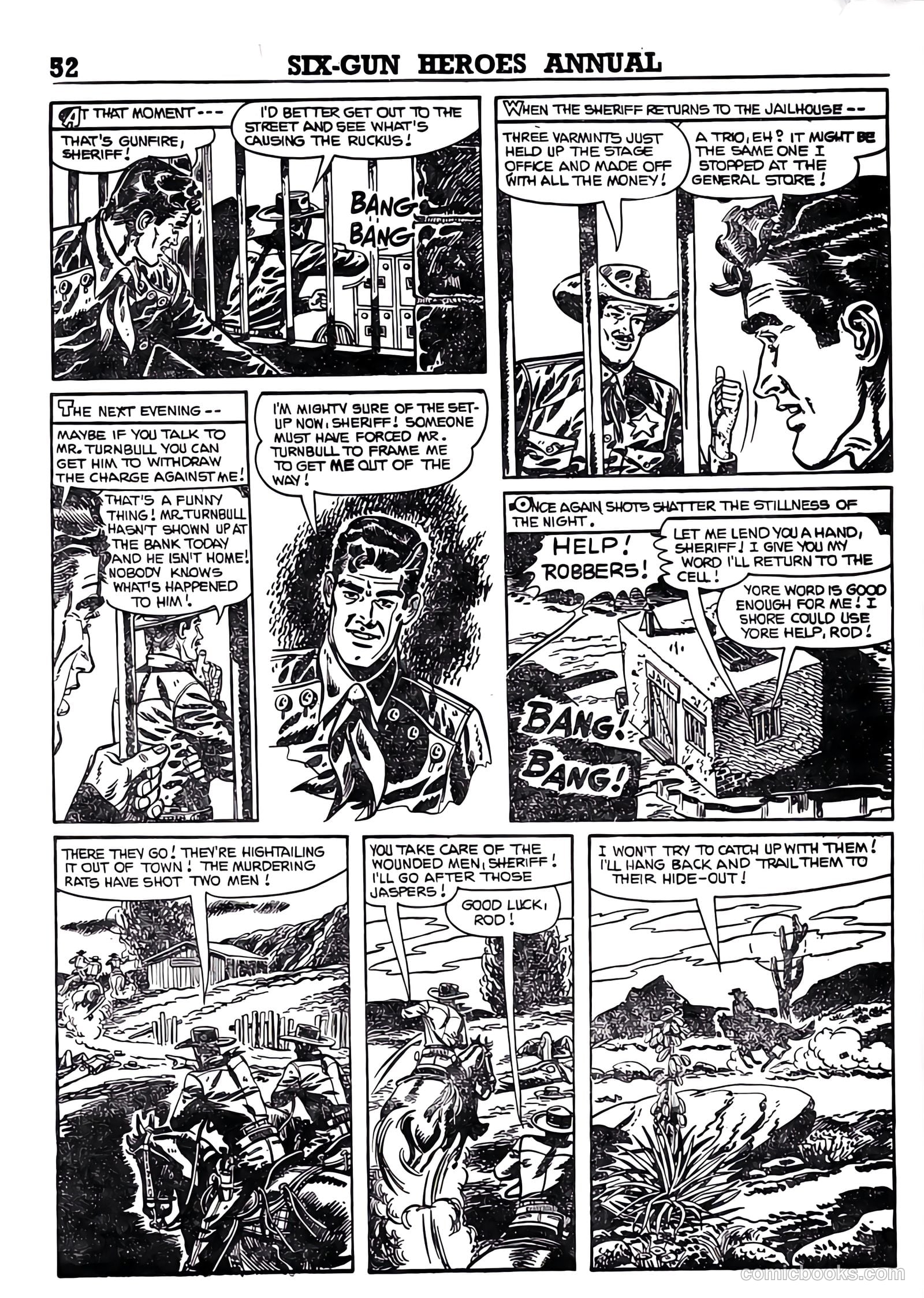 Six-Gun Heroes Western Comic Annual #4 (1959) — page 53 of 97