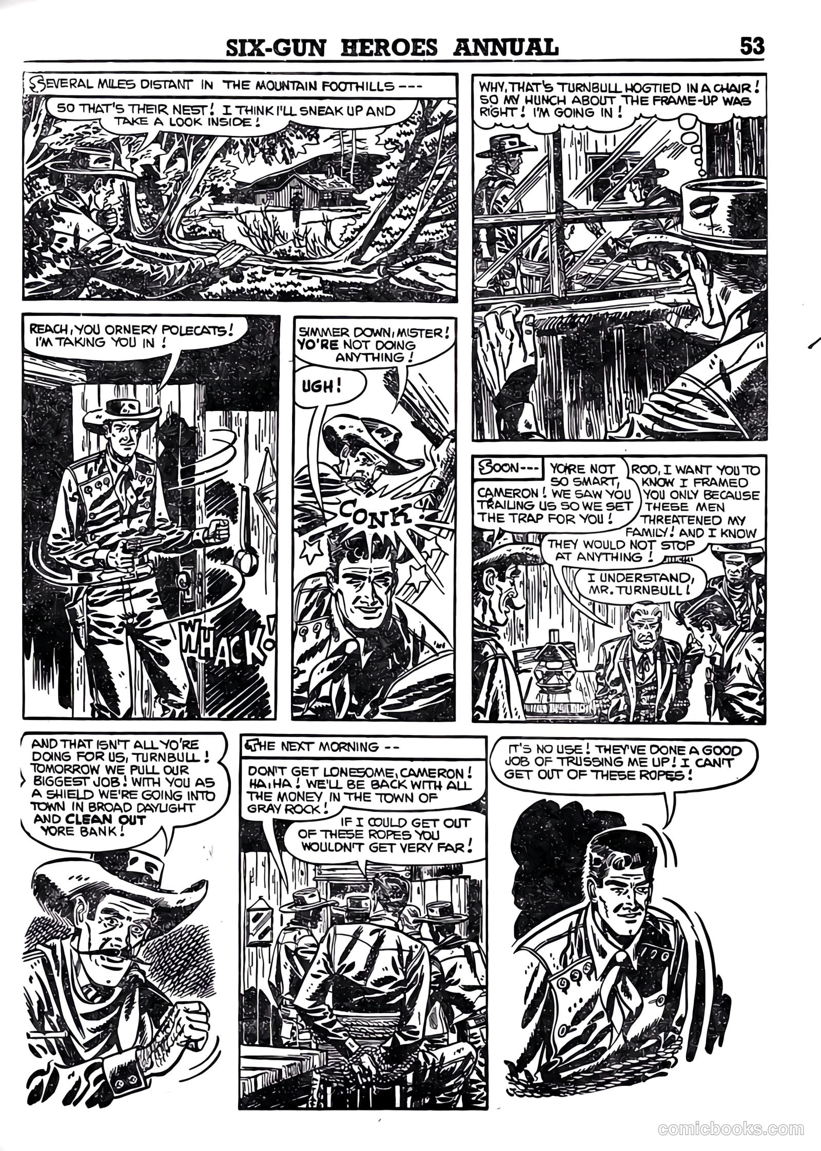 Six-Gun Heroes Western Comic Annual #4 (1959) — page 54 of 97