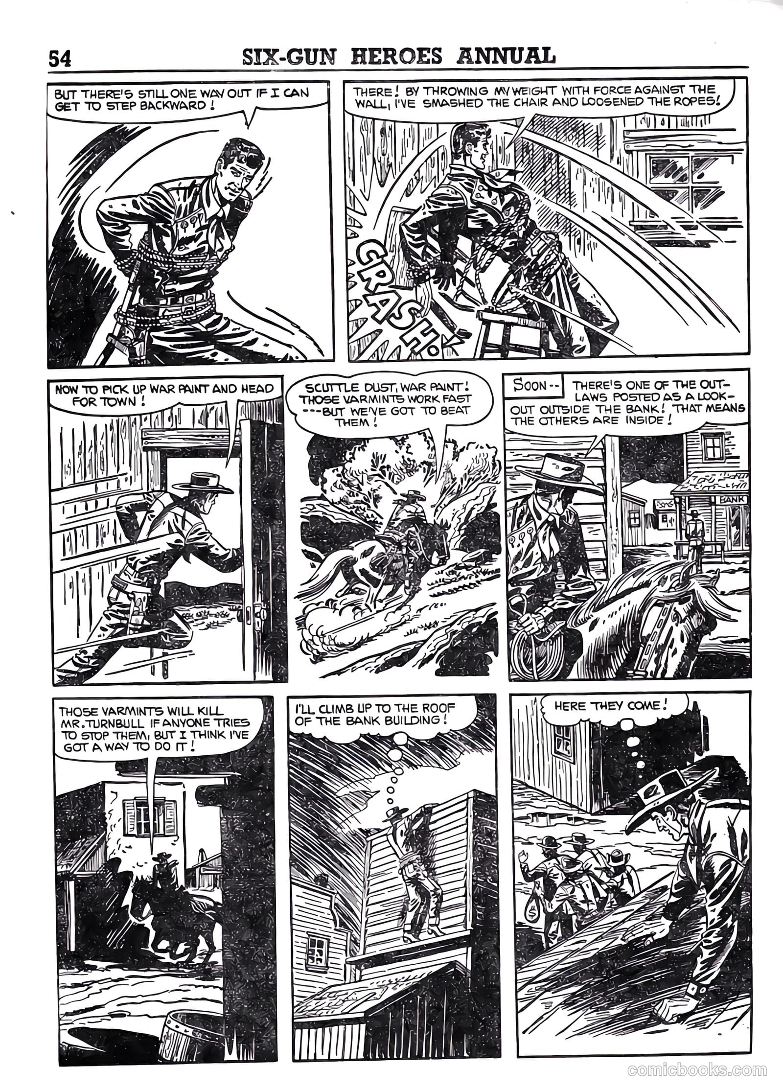 Six-Gun Heroes Western Comic Annual #4 (1959) — page 55 of 97