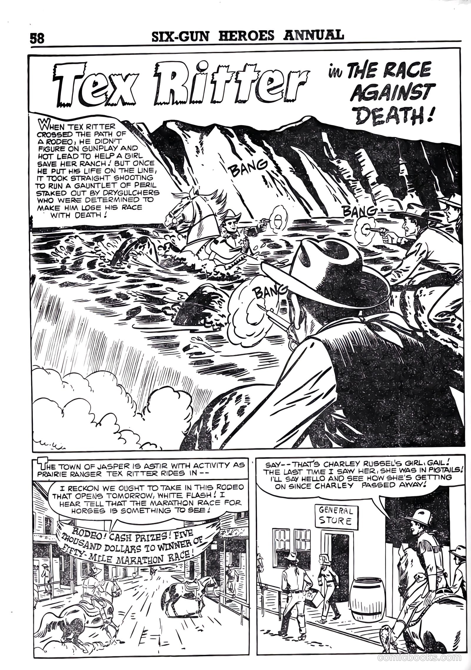 Six-Gun Heroes Western Comic Annual #4 (1959) — page 59 of 97