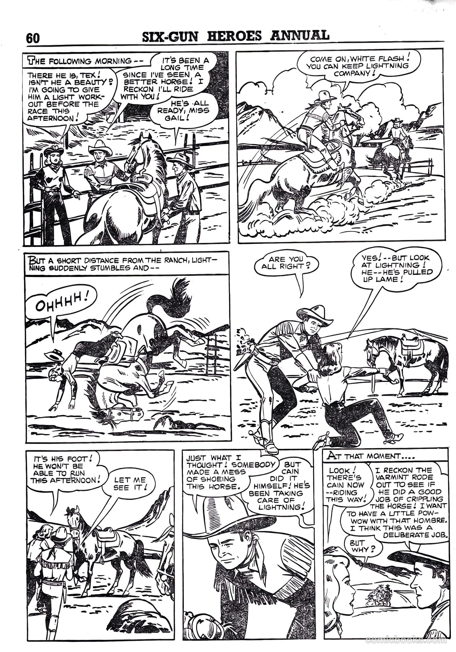 Six-Gun Heroes Western Comic Annual #4 (1959) — page 61 of 97