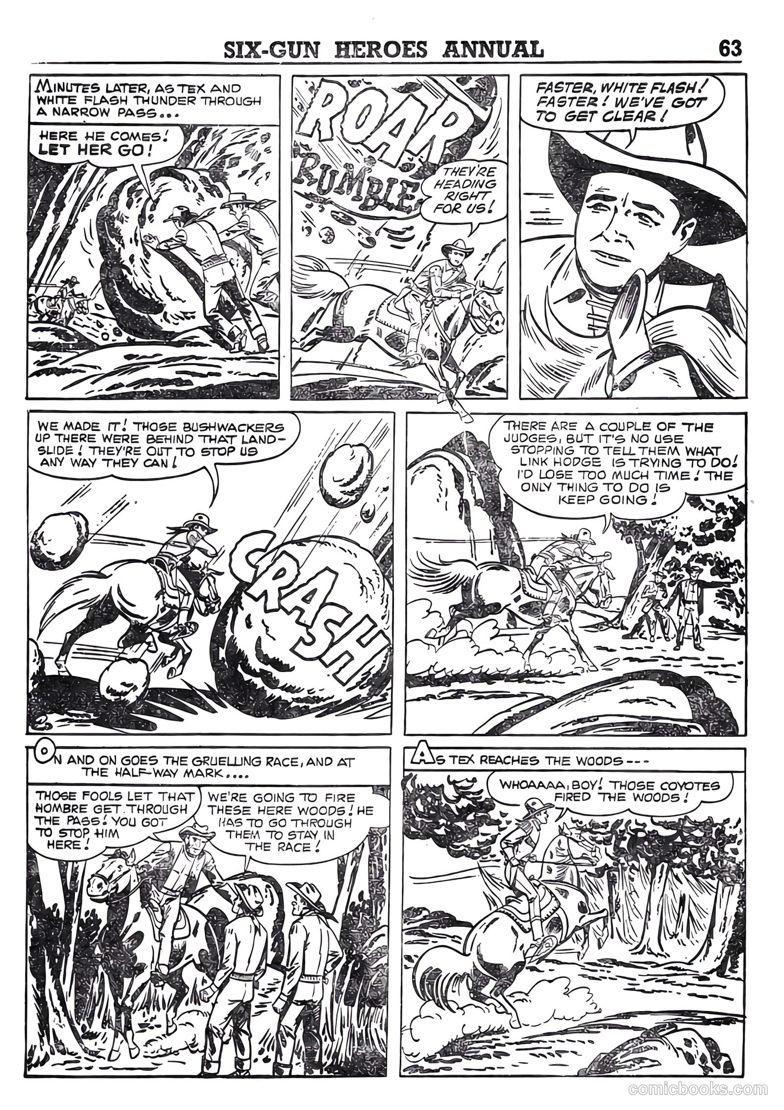 Six-Gun Heroes Western Comic Annual #4 (1959) — page 64 of 97
