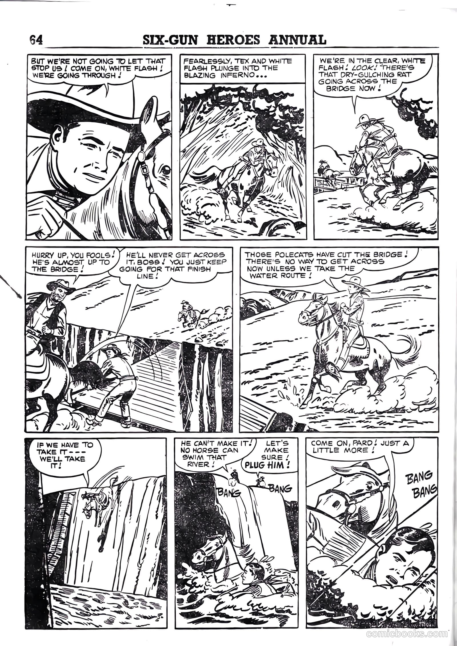 Six-Gun Heroes Western Comic Annual #4 (1959) — page 65 of 97