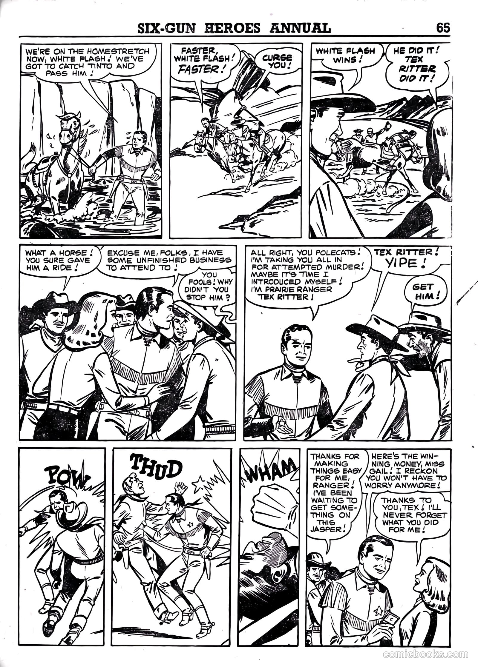 Six-Gun Heroes Western Comic Annual #4 (1959) — page 66 of 97