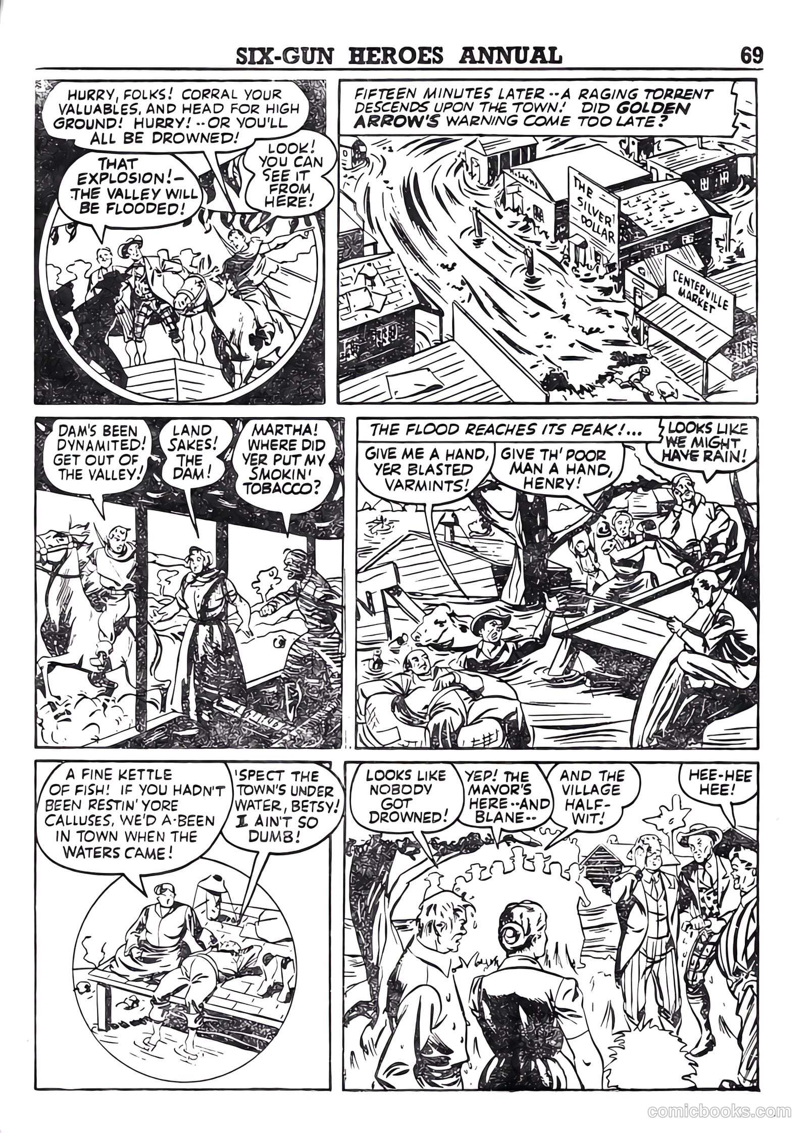 Six-Gun Heroes Western Comic Annual #4 (1959) — page 70 of 97