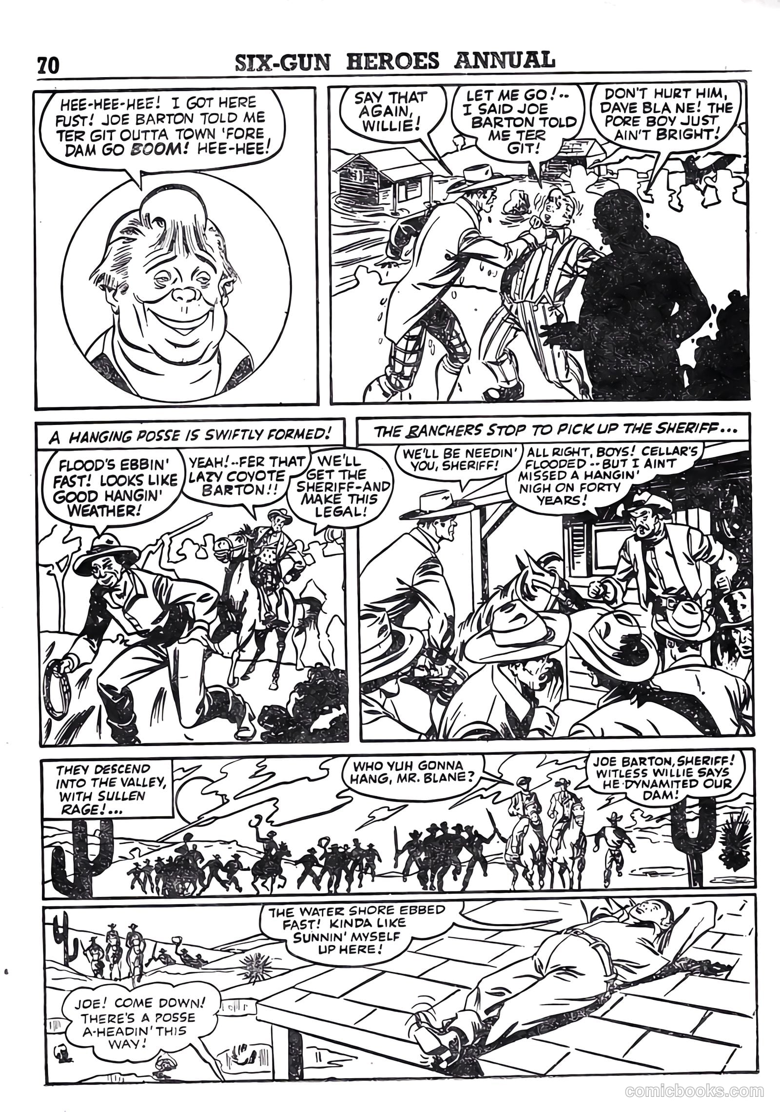 Six-Gun Heroes Western Comic Annual #4 (1959) — page 71 of 97