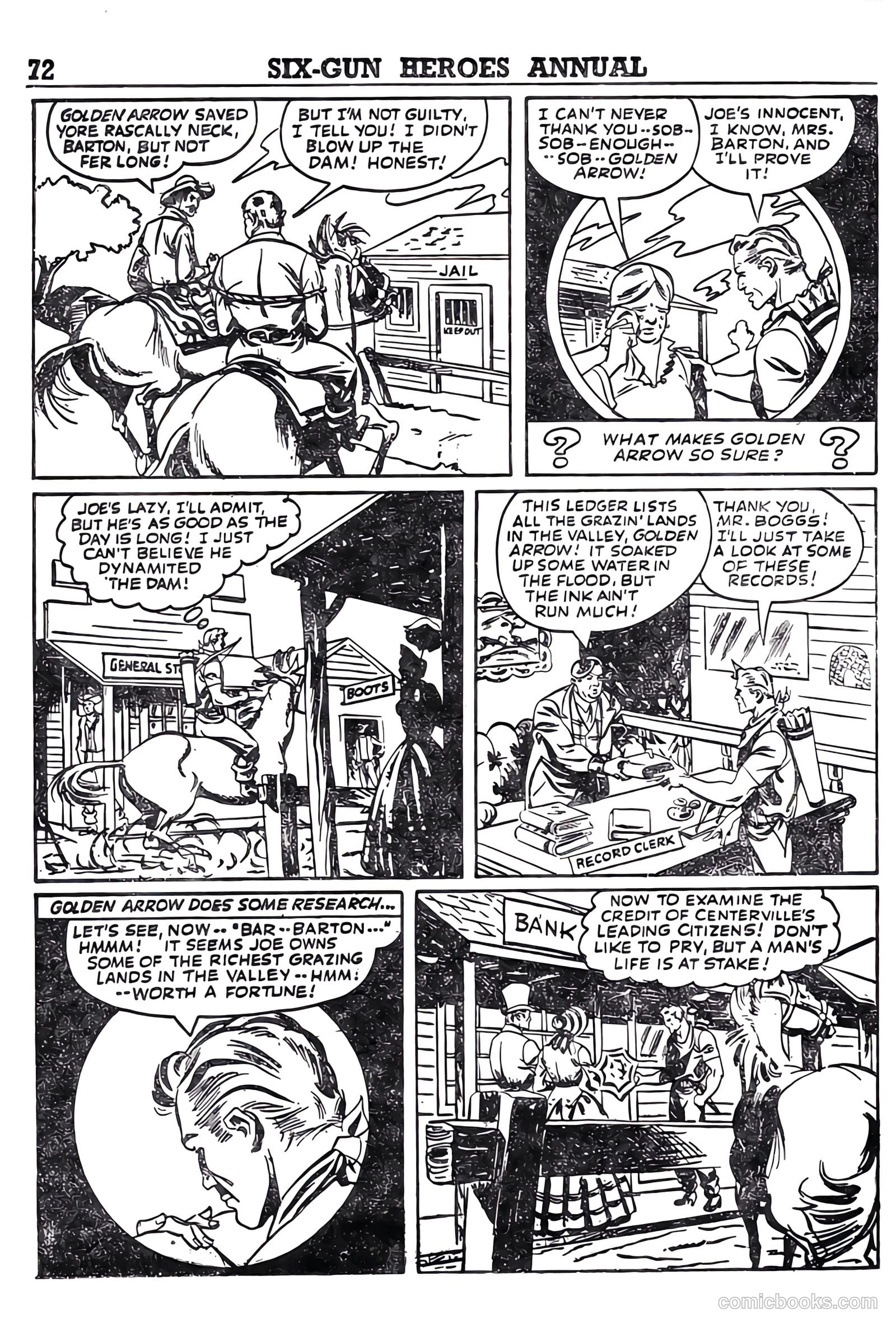 Six-Gun Heroes Western Comic Annual #4 (1959) — page 73 of 97