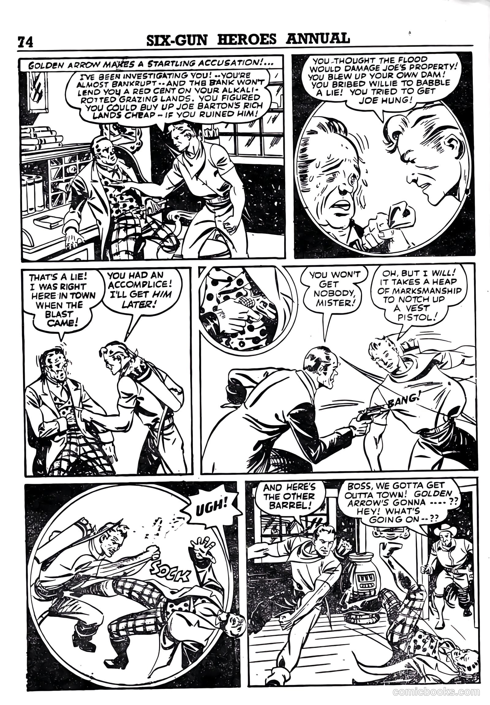 Six-Gun Heroes Western Comic Annual #4 (1959) — page 75 of 97