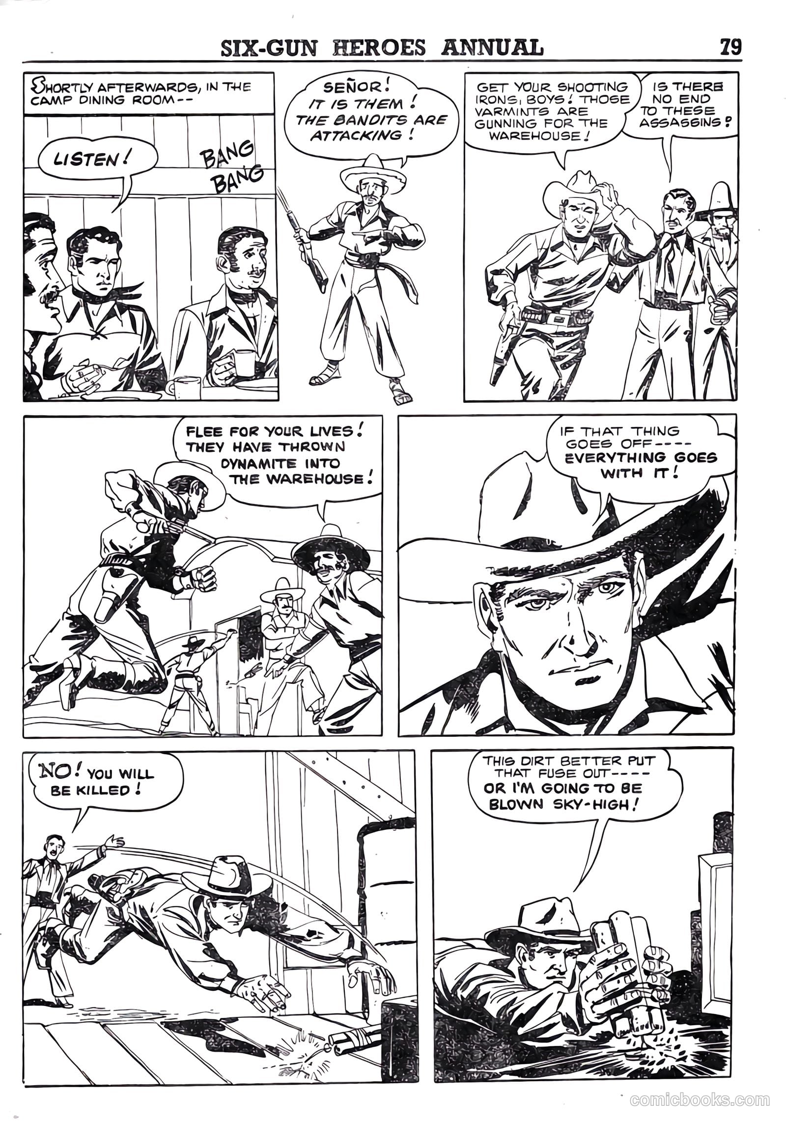 Six-Gun Heroes Western Comic Annual #4 (1959) — page 80 of 97