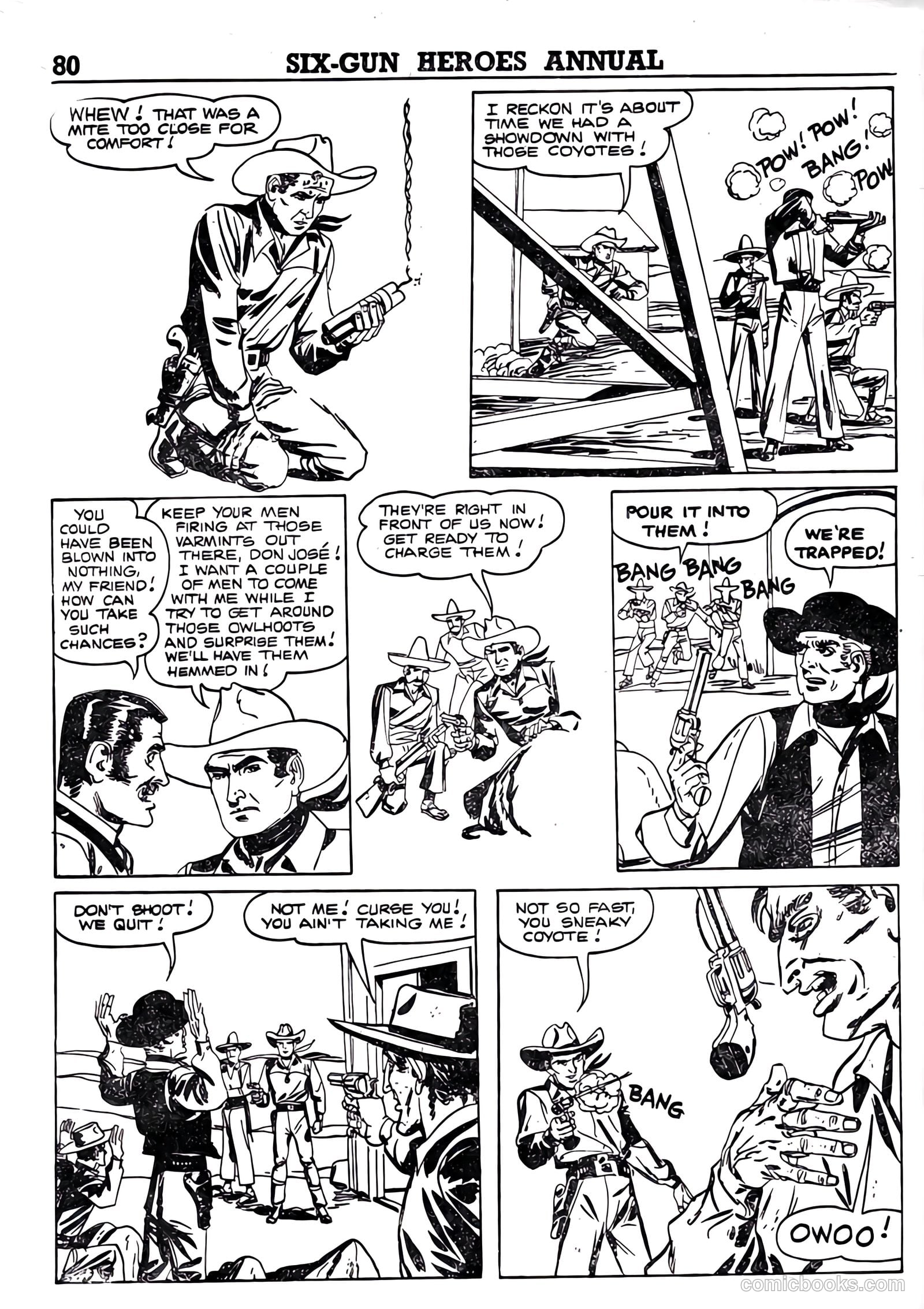 Six-Gun Heroes Western Comic Annual #4 (1959) — page 81 of 97