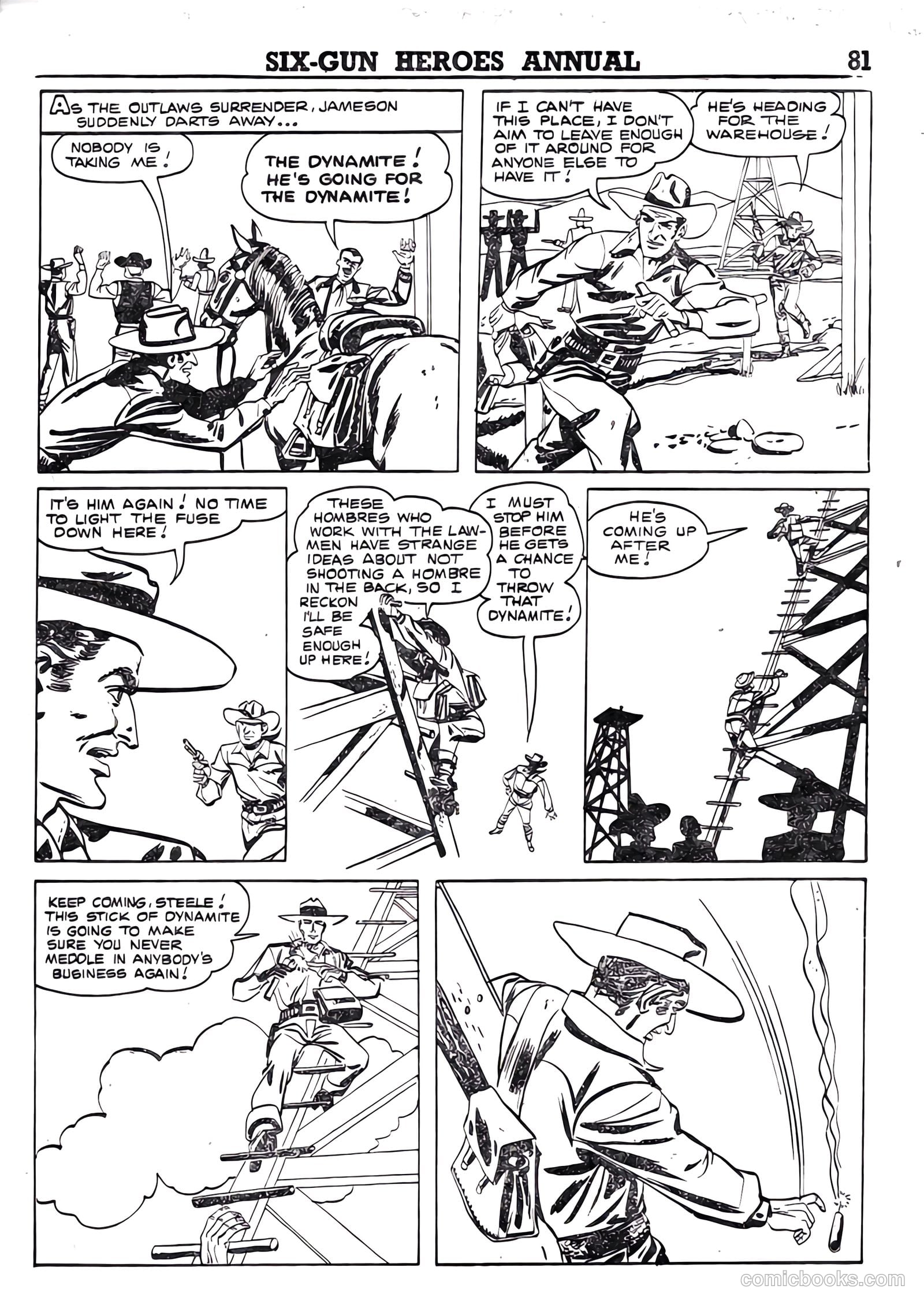Six-Gun Heroes Western Comic Annual #4 (1959) — page 82 of 97