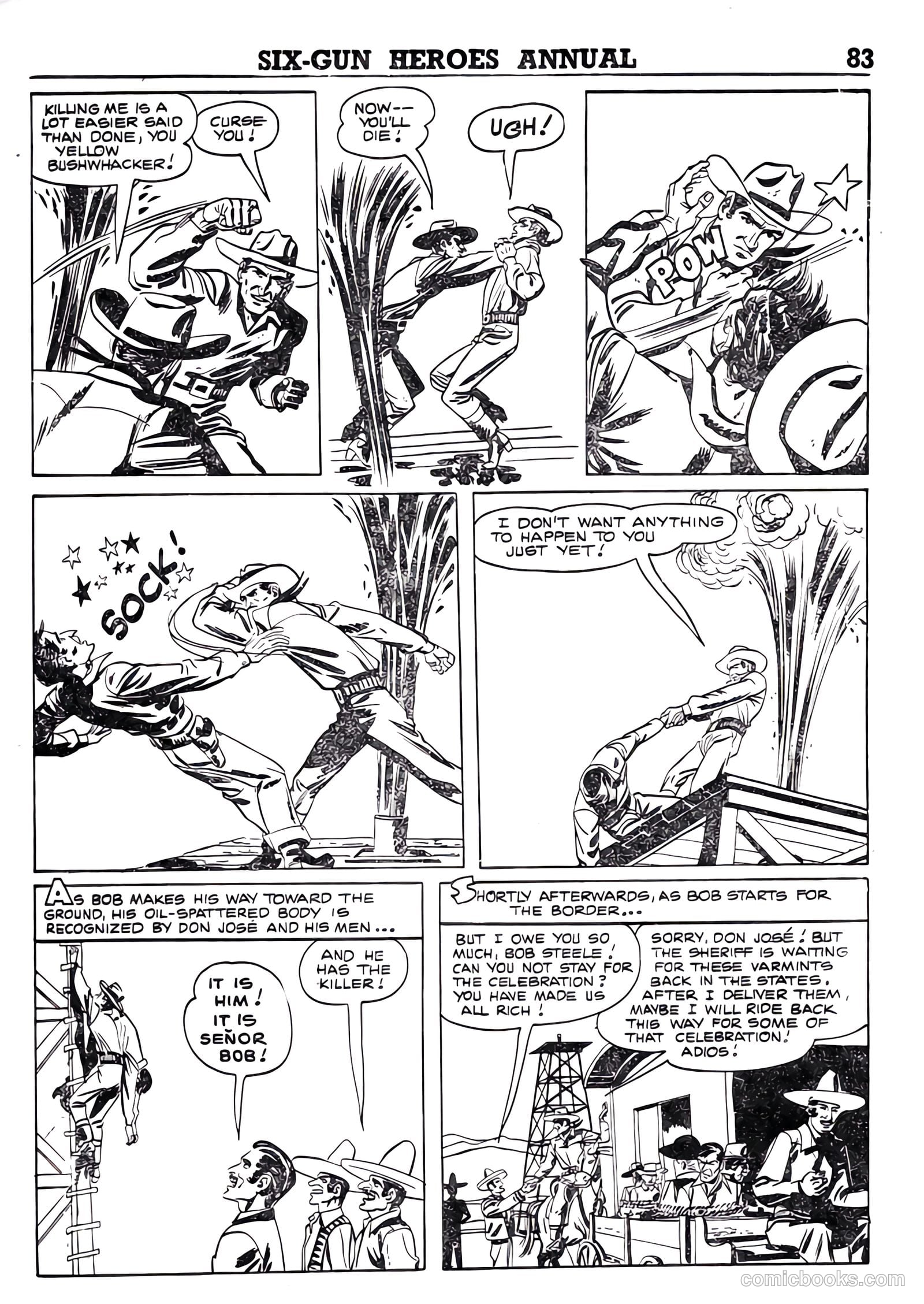 Six-Gun Heroes Western Comic Annual #4 (1959) — page 84 of 97