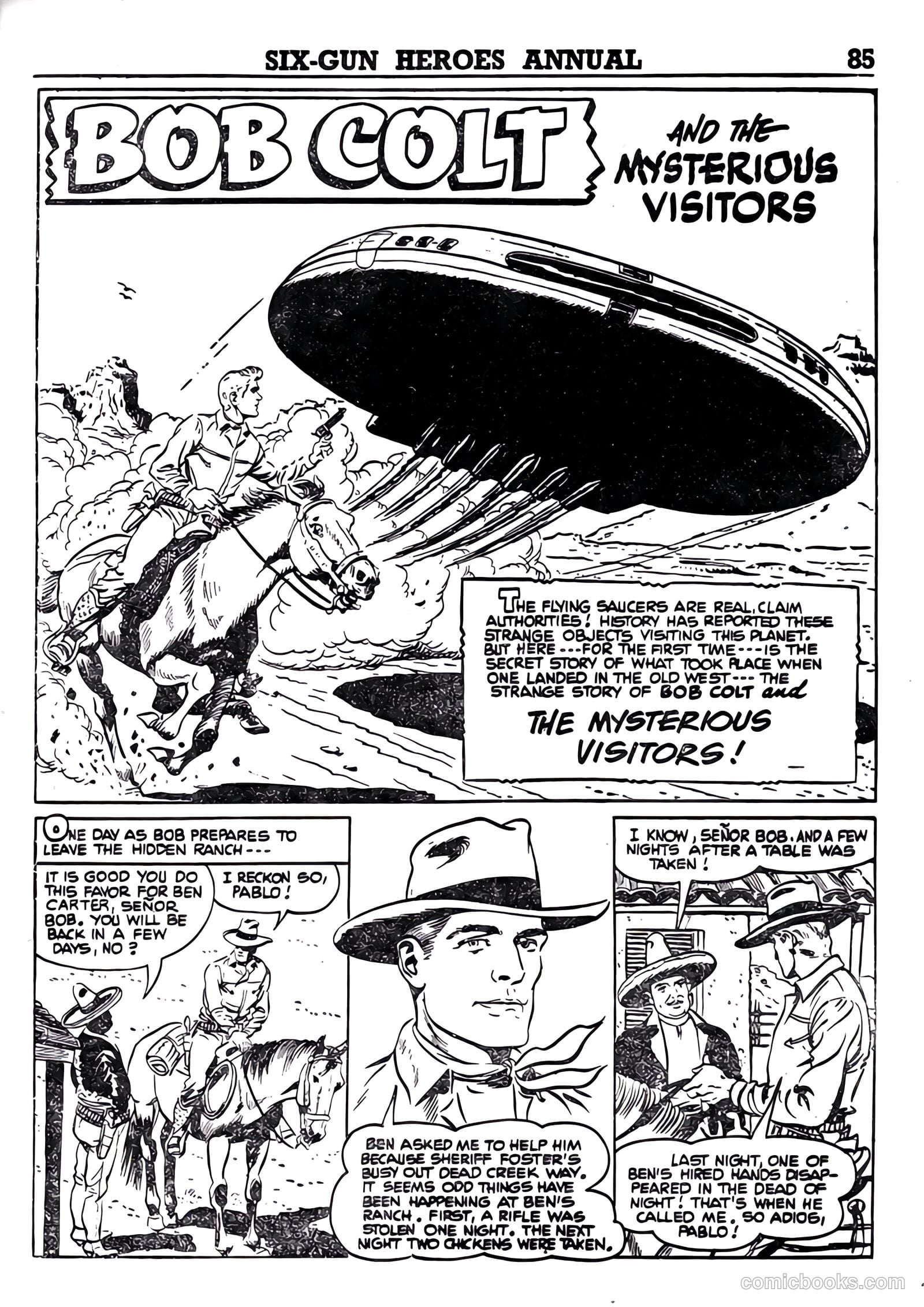 Six-Gun Heroes Western Comic Annual #4 (1959) — page 86 of 97