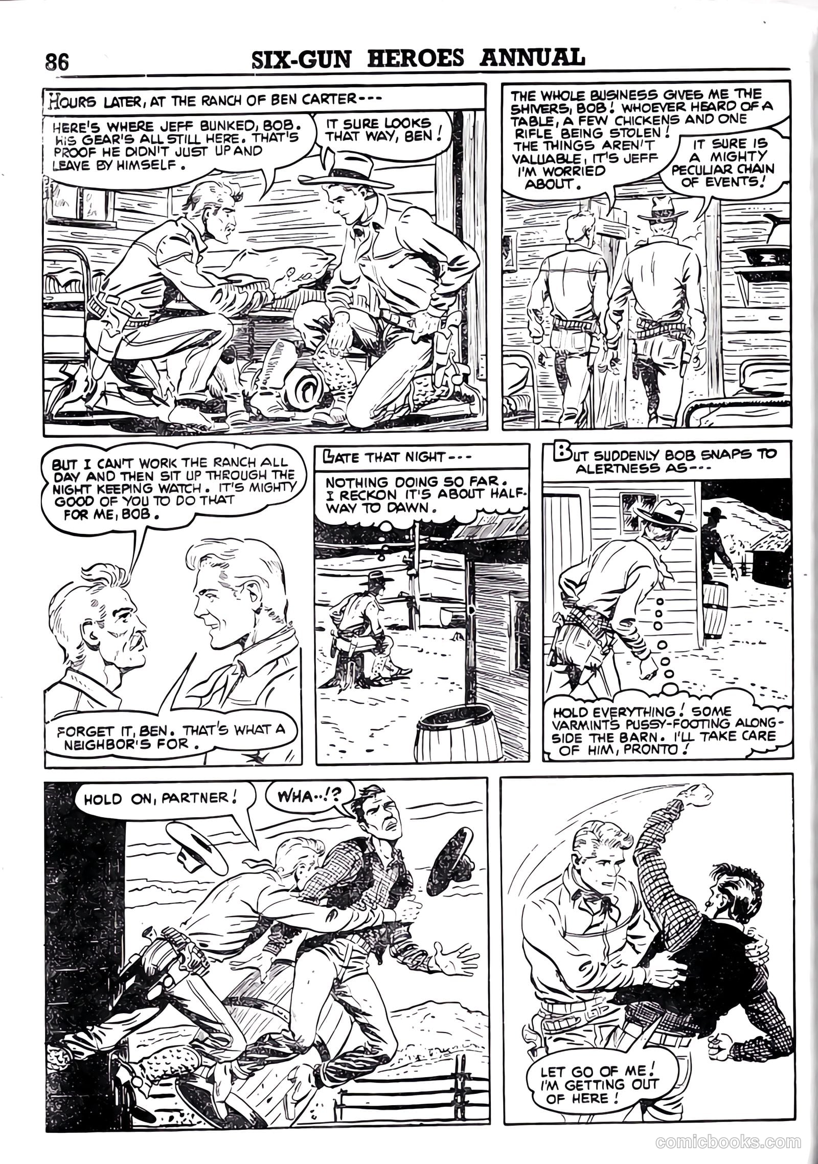 Six-Gun Heroes Western Comic Annual #4 (1959) — page 87 of 97