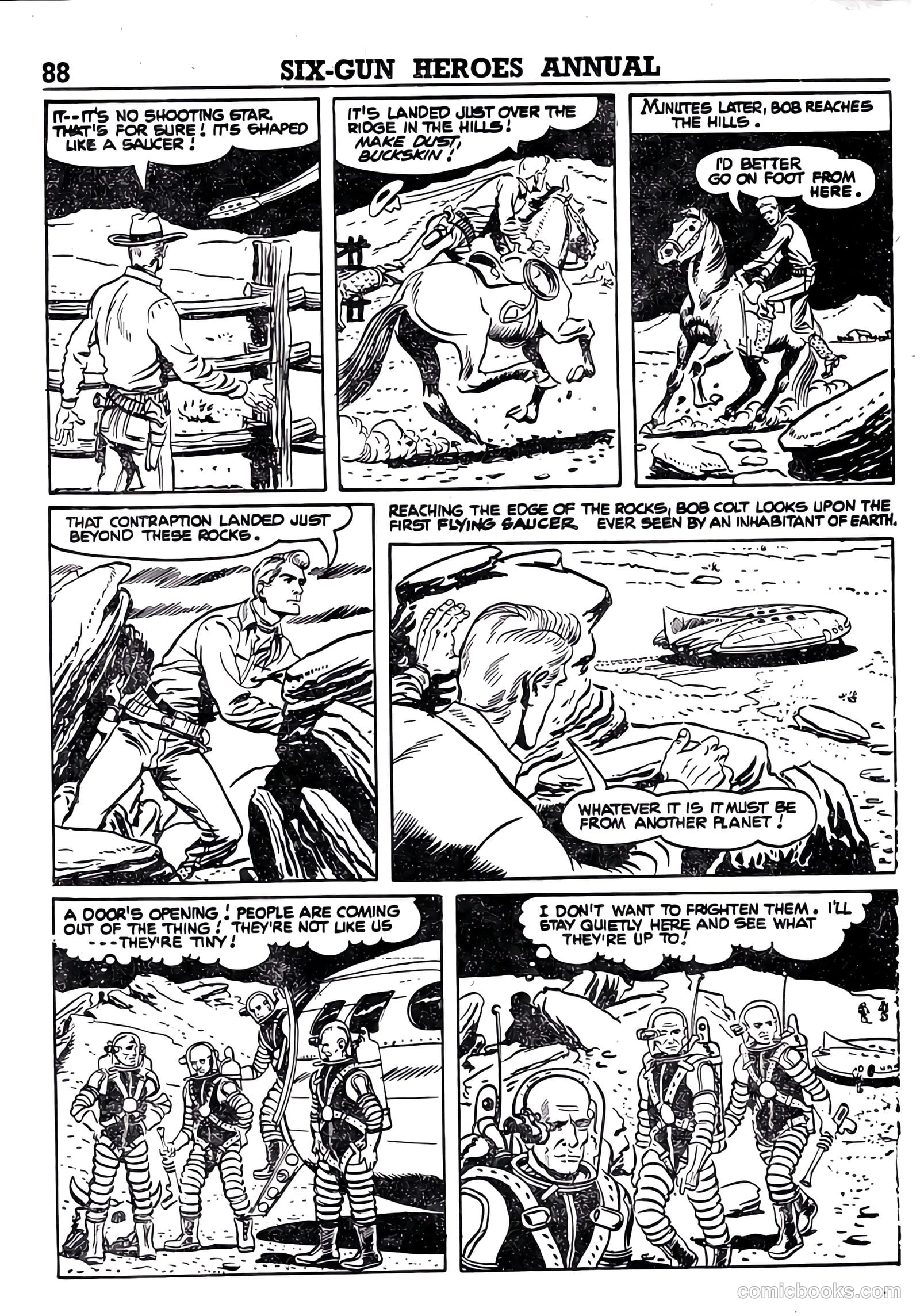 Six-Gun Heroes Western Comic Annual #4 (1959) — page 89 of 97