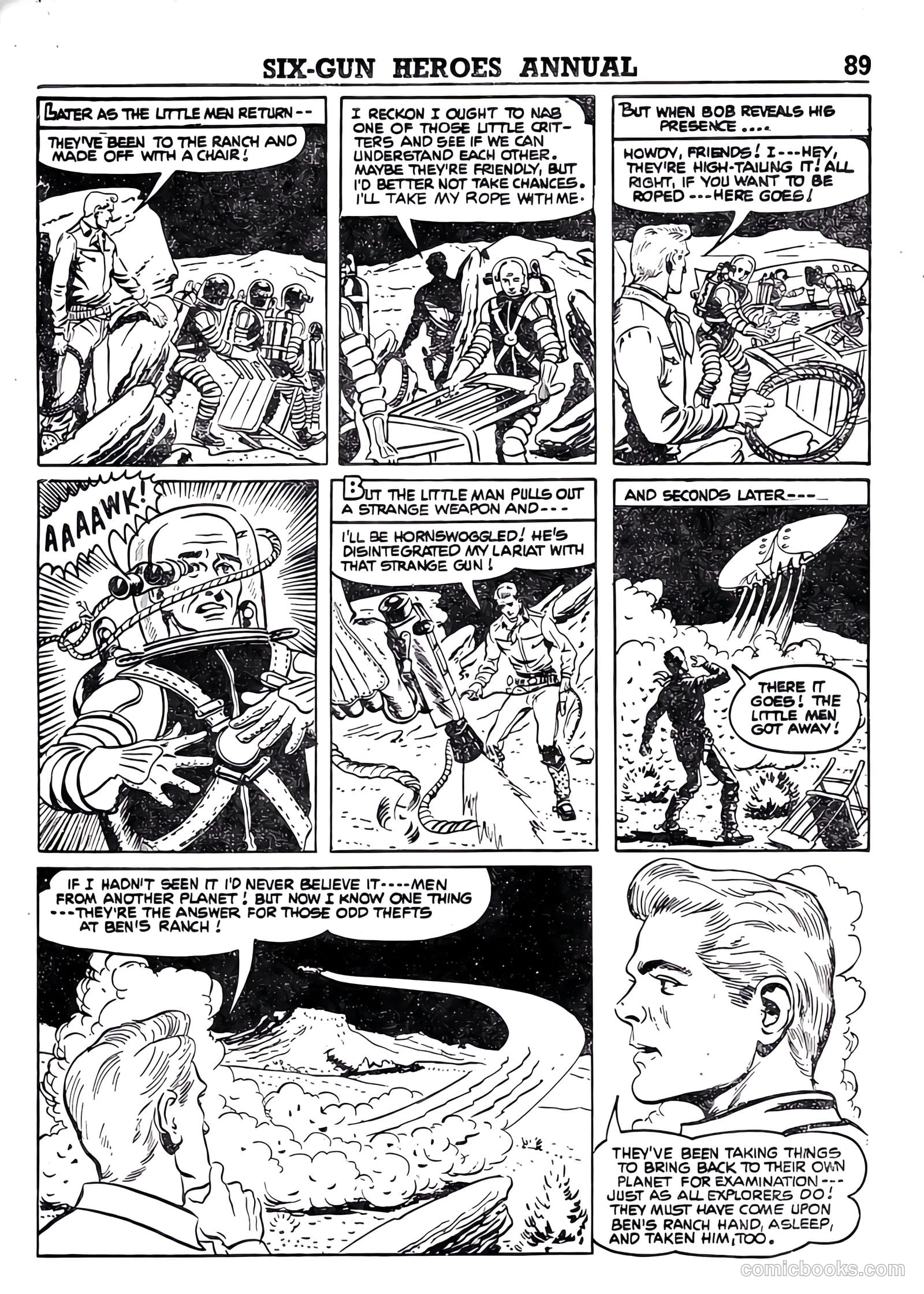 Six-Gun Heroes Western Comic Annual #4 (1959) — page 90 of 97