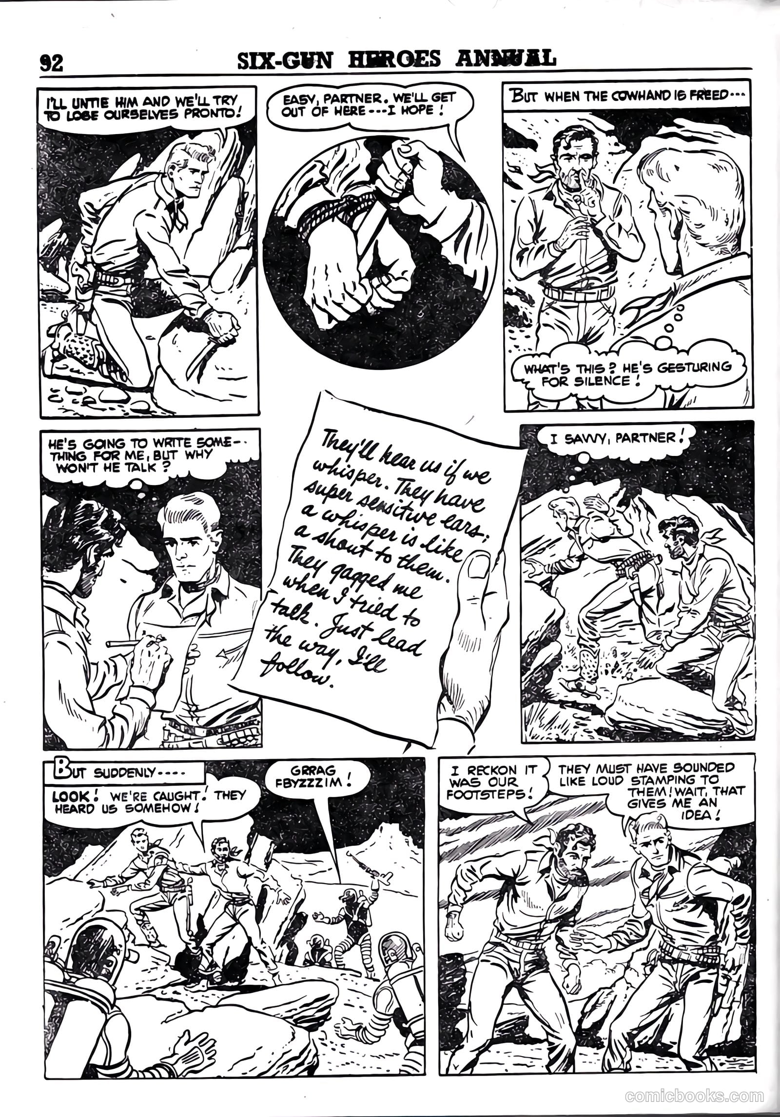 Six-Gun Heroes Western Comic Annual #4 (1959) — page 93 of 97