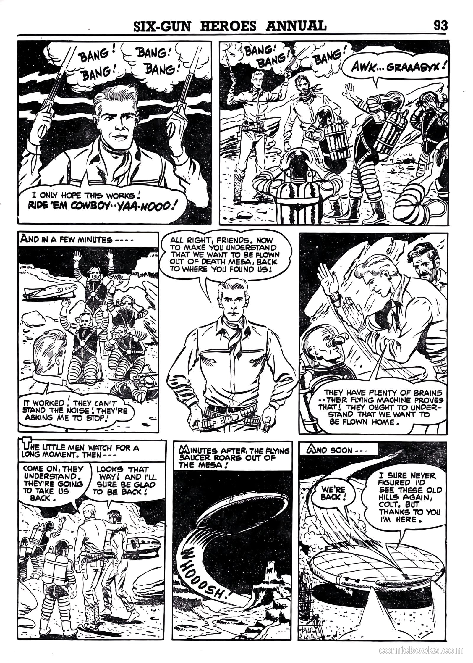Six-Gun Heroes Western Comic Annual #4 (1959) — page 94 of 97