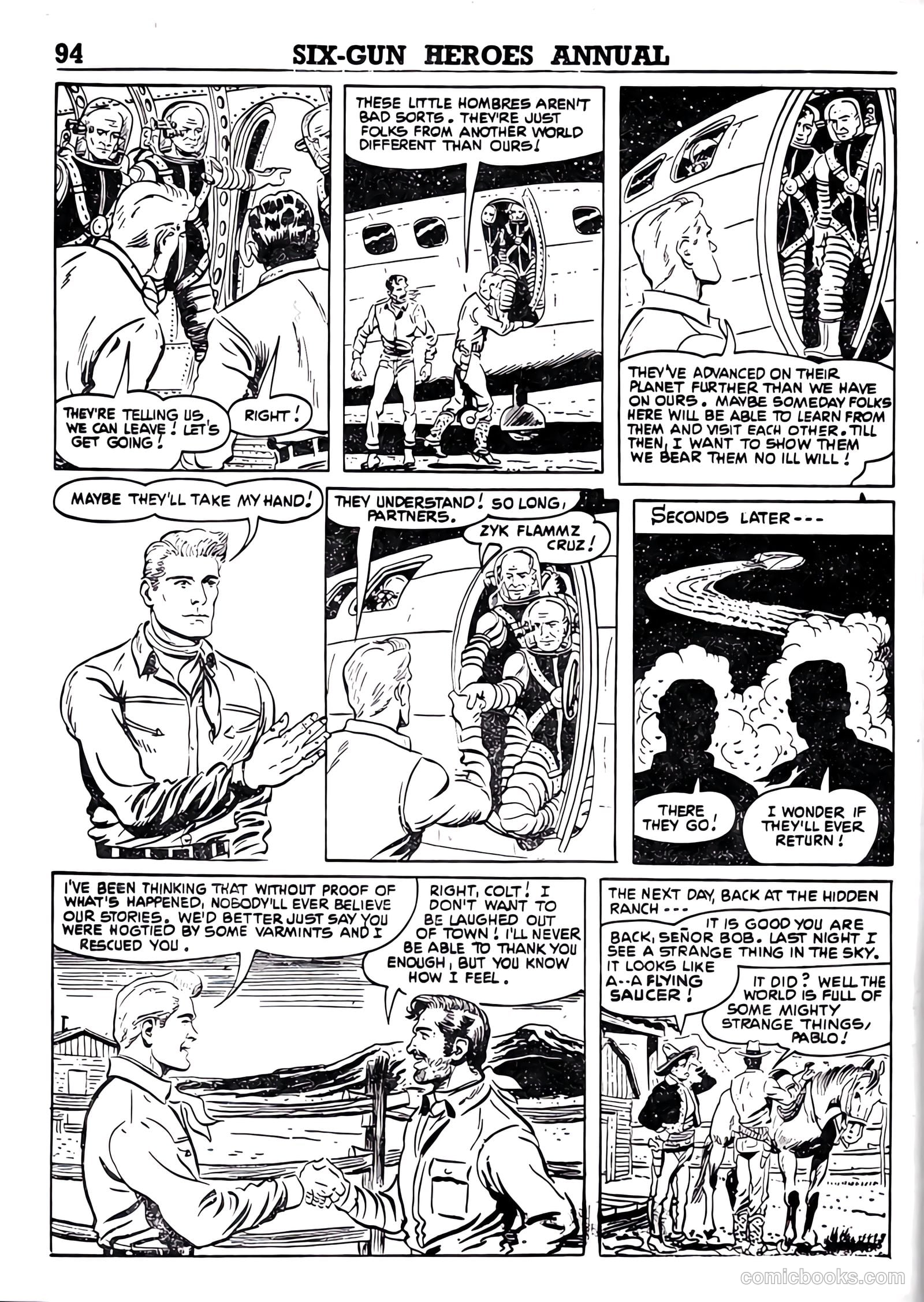 Six-Gun Heroes Western Comic Annual #4 (1959) — page 95 of 97