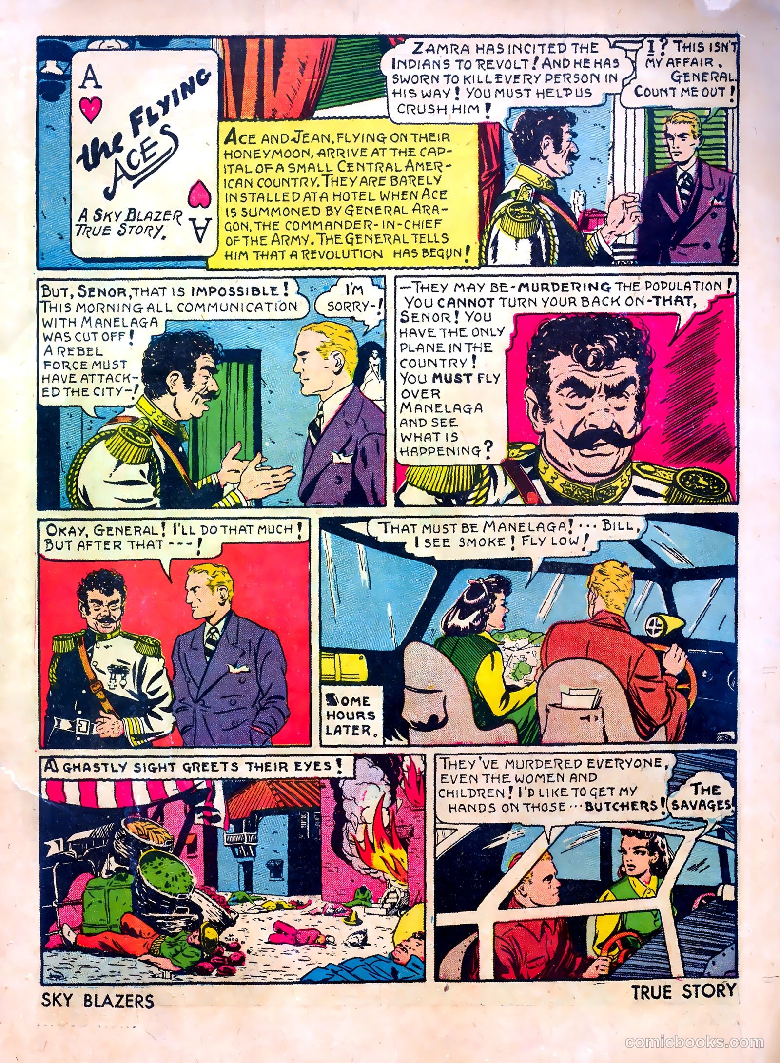 Sky Blazers #1 (1940) — page 3 of 68