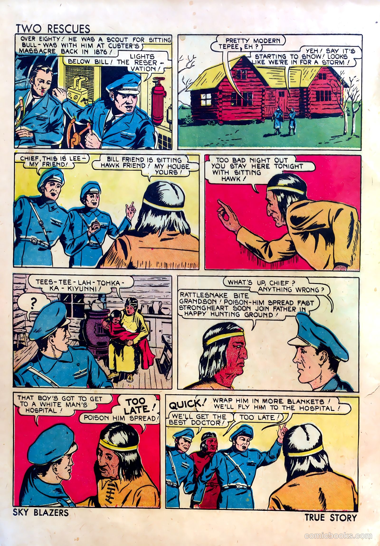 Sky Blazers #1 (1940) — page 14 of 68
