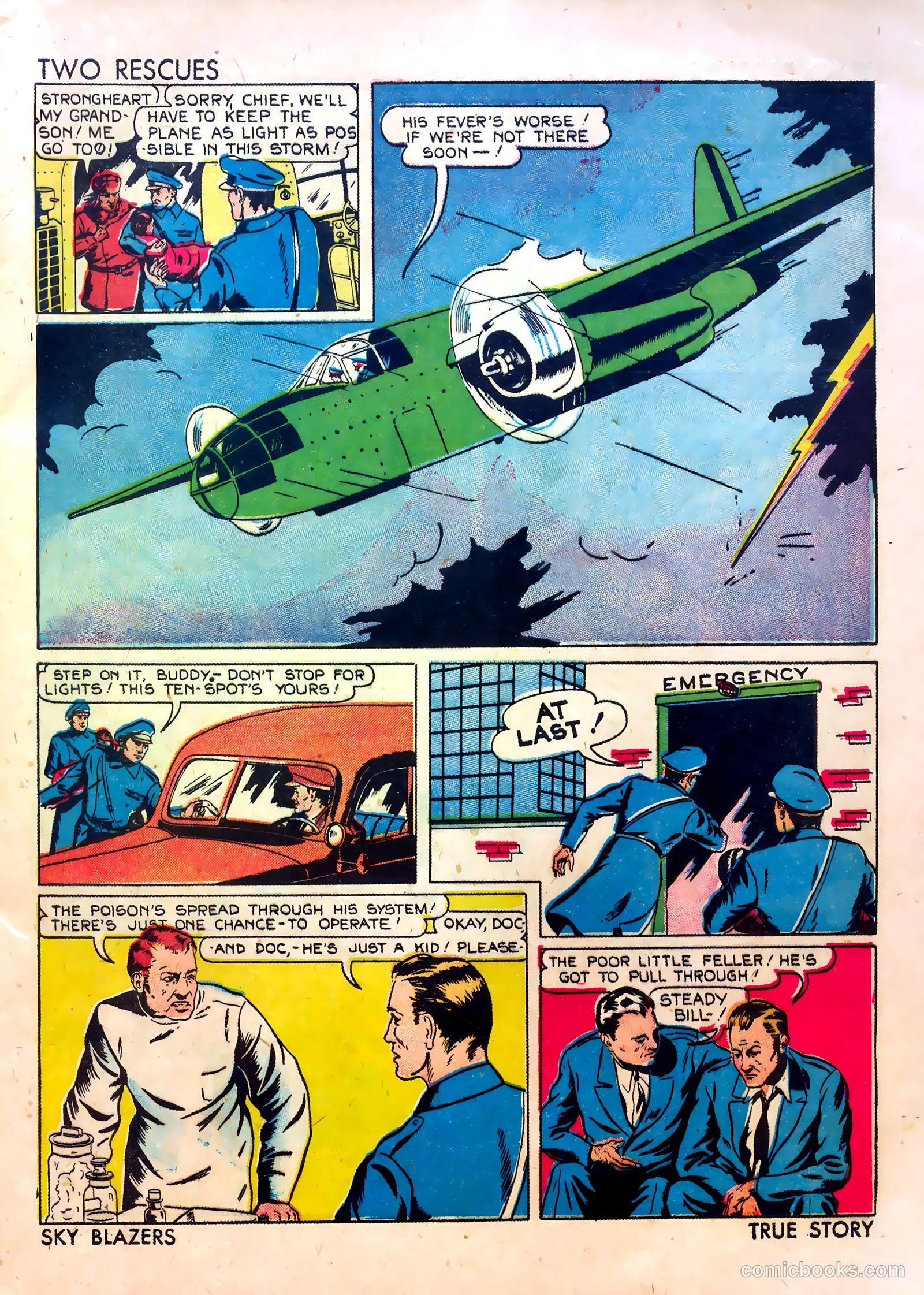 Sky Blazers #1 (1940) — page 15 of 68