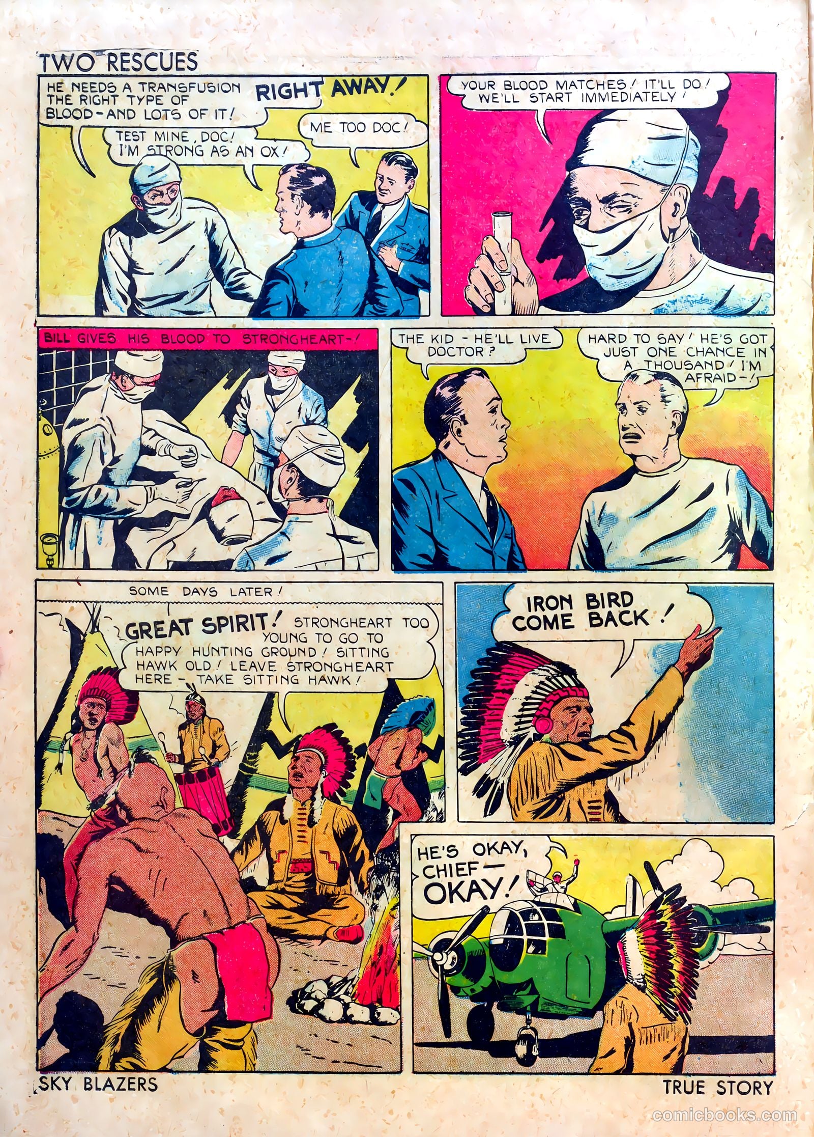Sky Blazers #1 (1940) — page 16 of 68