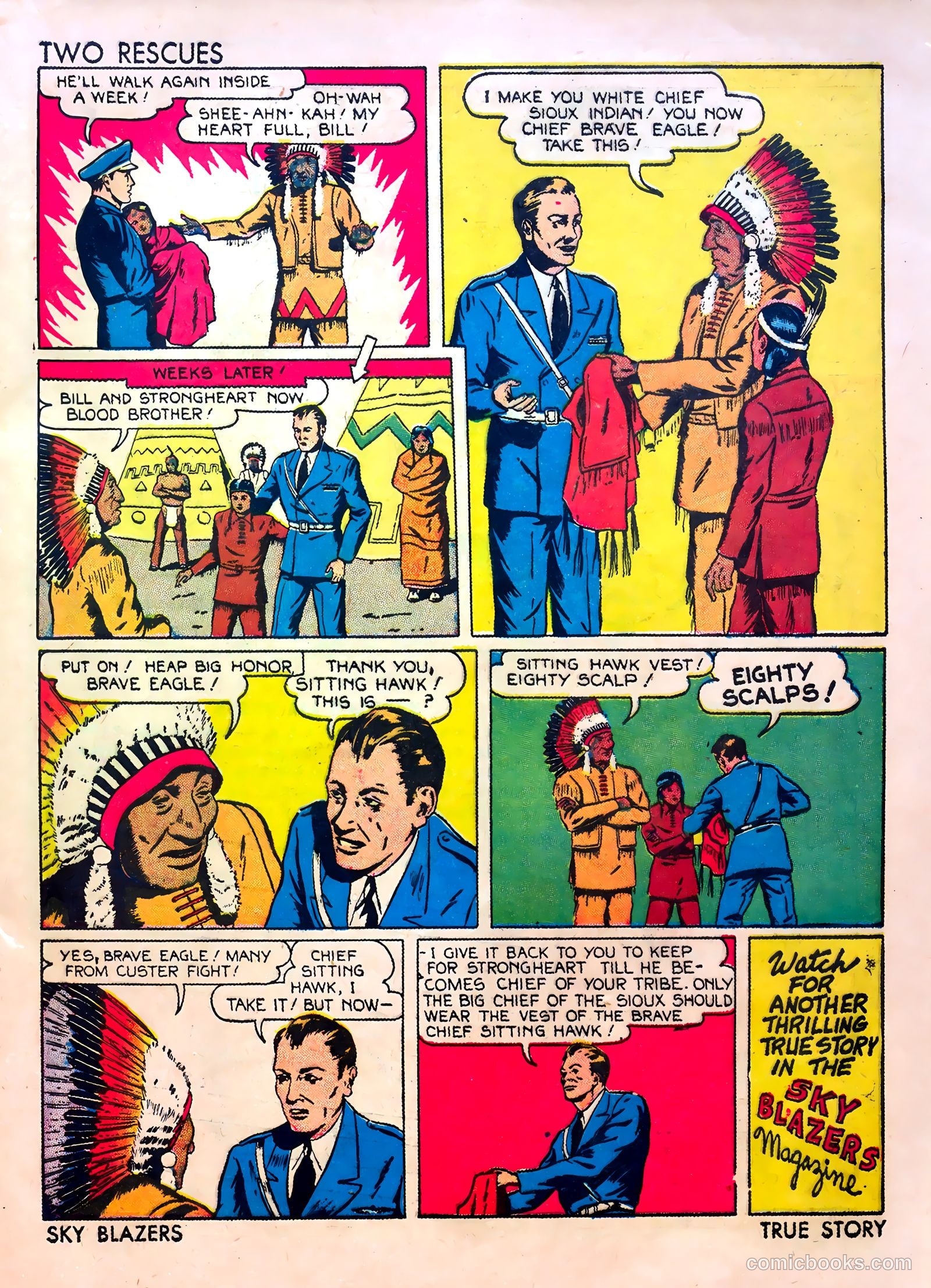 Sky Blazers #1 (1940) — page 17 of 68