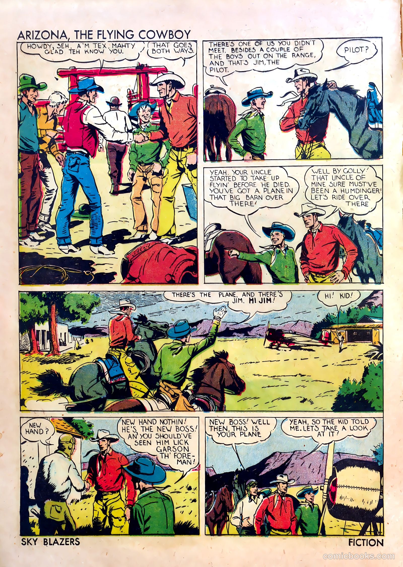 Sky Blazers #1 (1940) — page 22 of 68