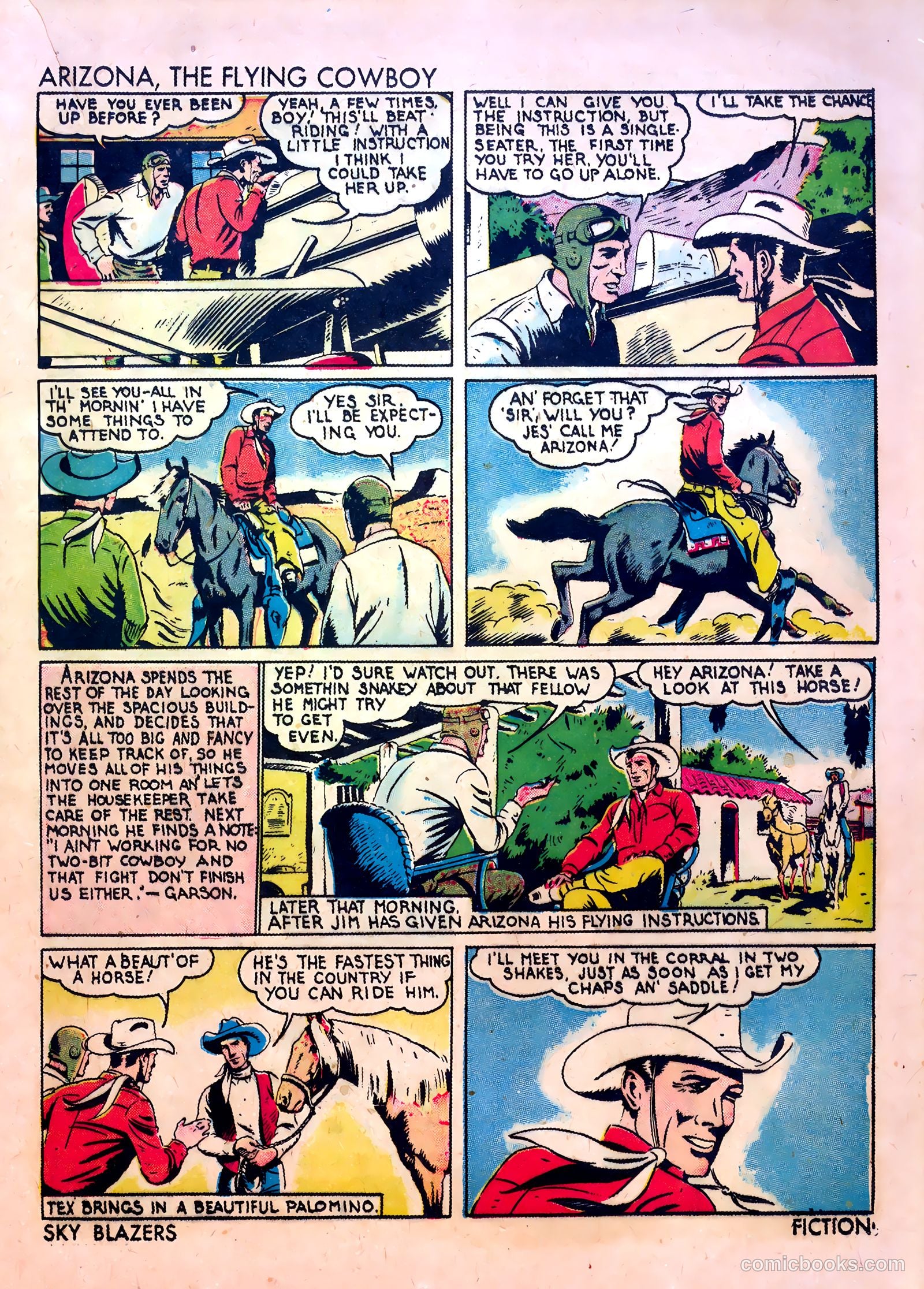 Sky Blazers #1 (1940) — page 23 of 68