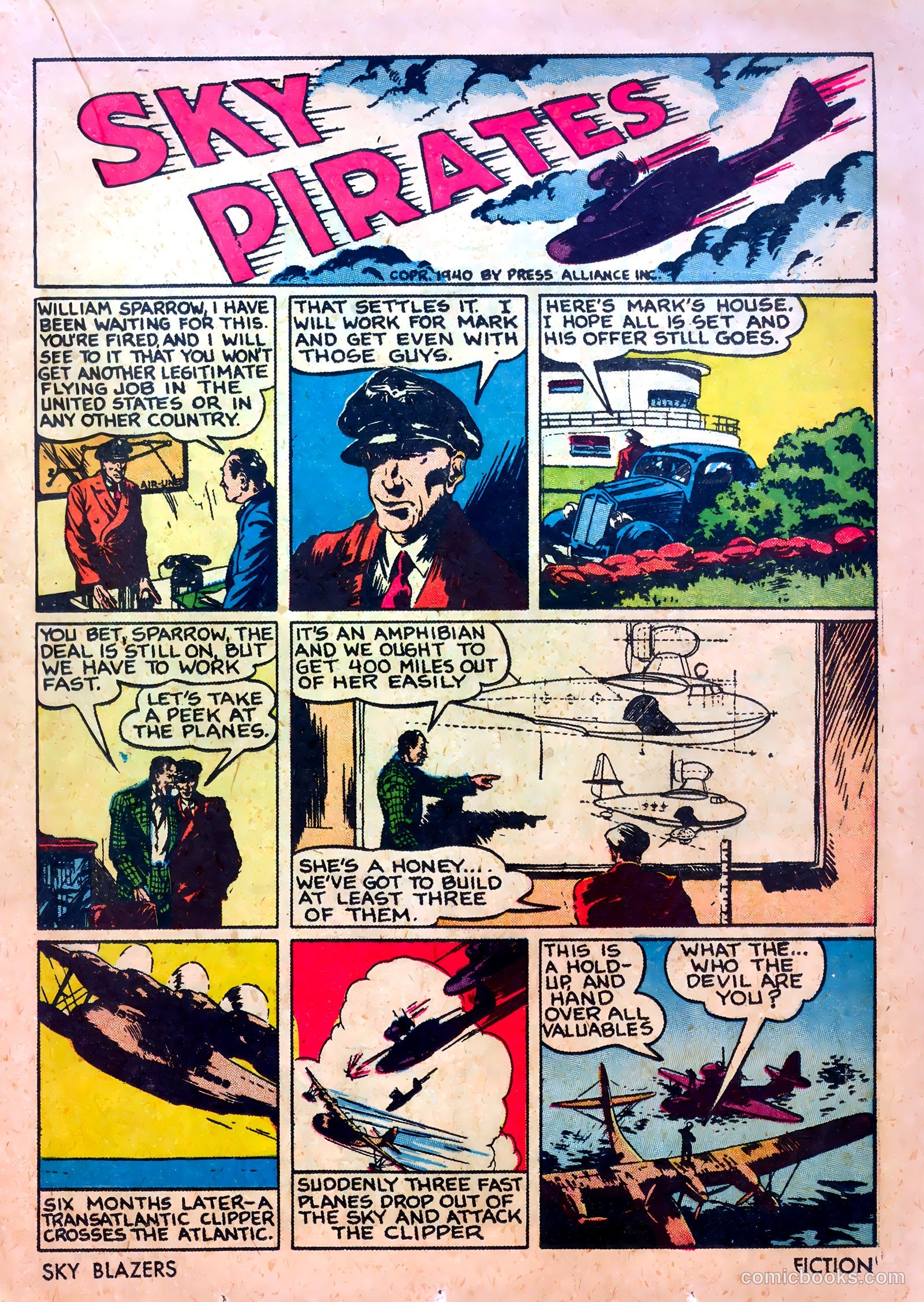 Sky Blazers #1 (1940) — page 29 of 68