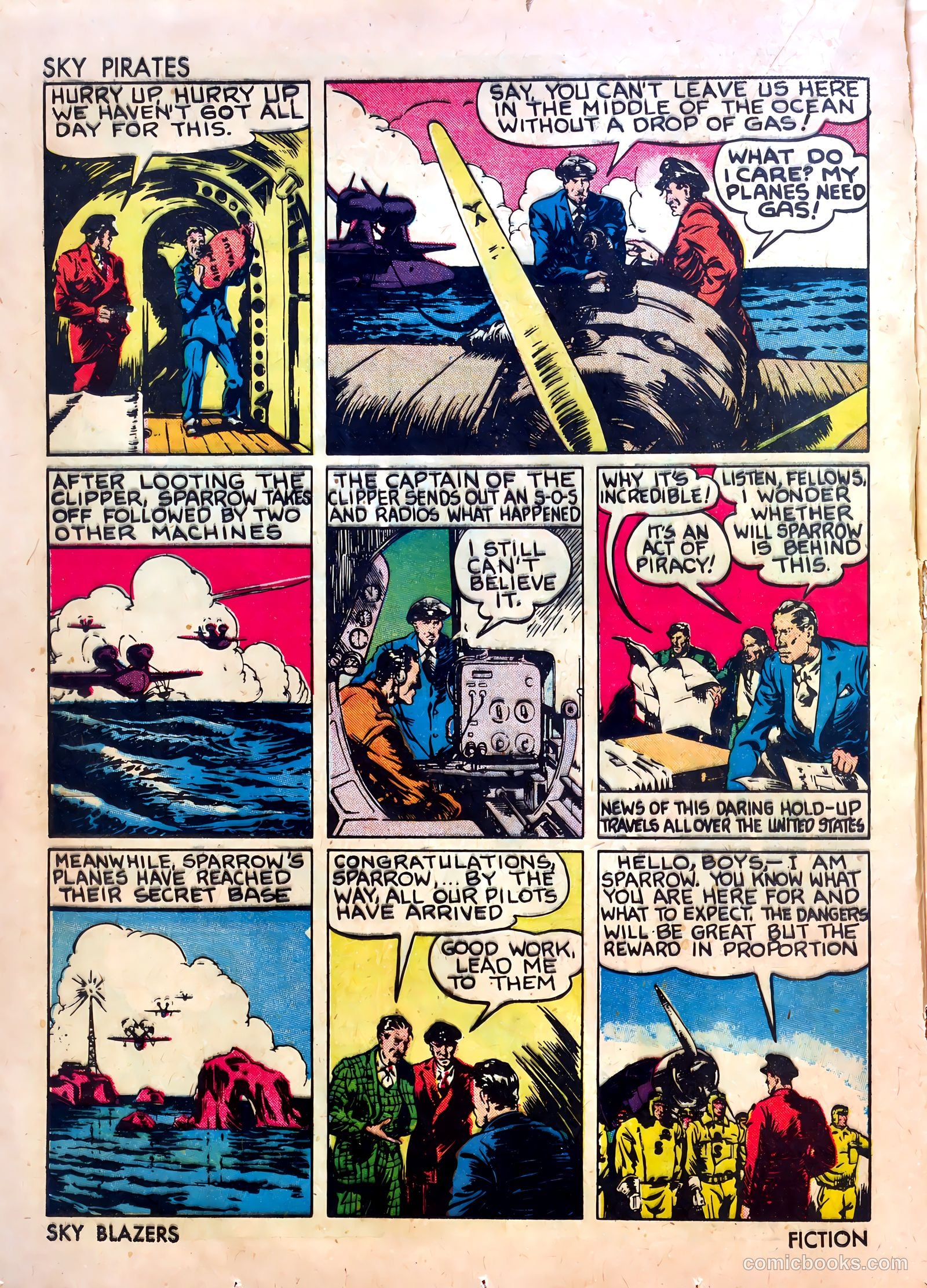 Sky Blazers #1 (1940) — page 30 of 68